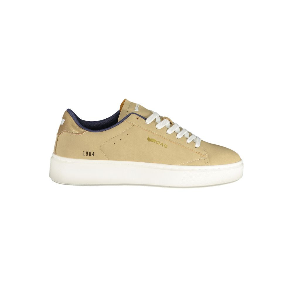Gas Beige Polyurethane Women Sneaker | Regal Royce