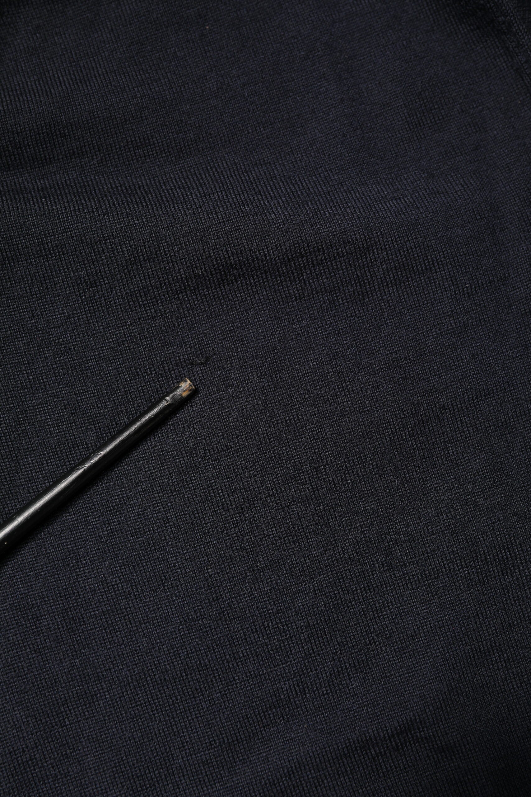 Dolce & Gabbana Black Cashmere V-Neck Men Pullover Sweater | Regal Royce