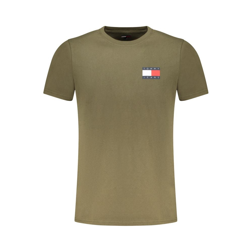Tommy Hilfiger Verde Cotton Men T-Shirt | Regal Royce