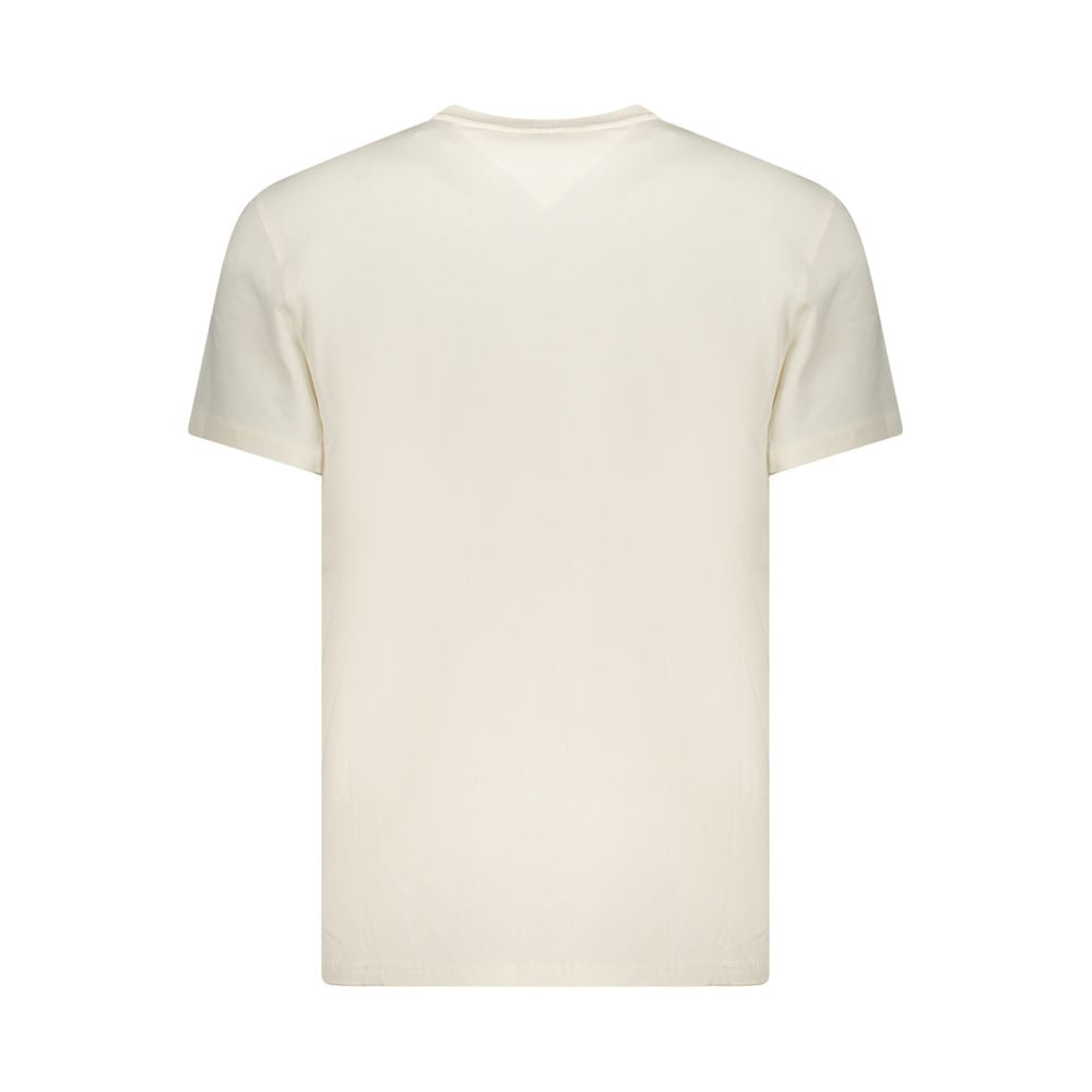 Tommy Hilfiger Bianco Cotton Mens T-Shirt | Regal Royce