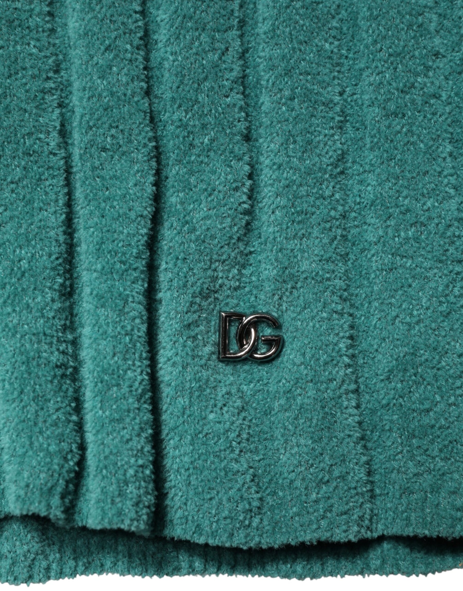 Dolce & Gabbana Dark Green Cotton Blend Men Crew Neck T-shirt | Regal Royce