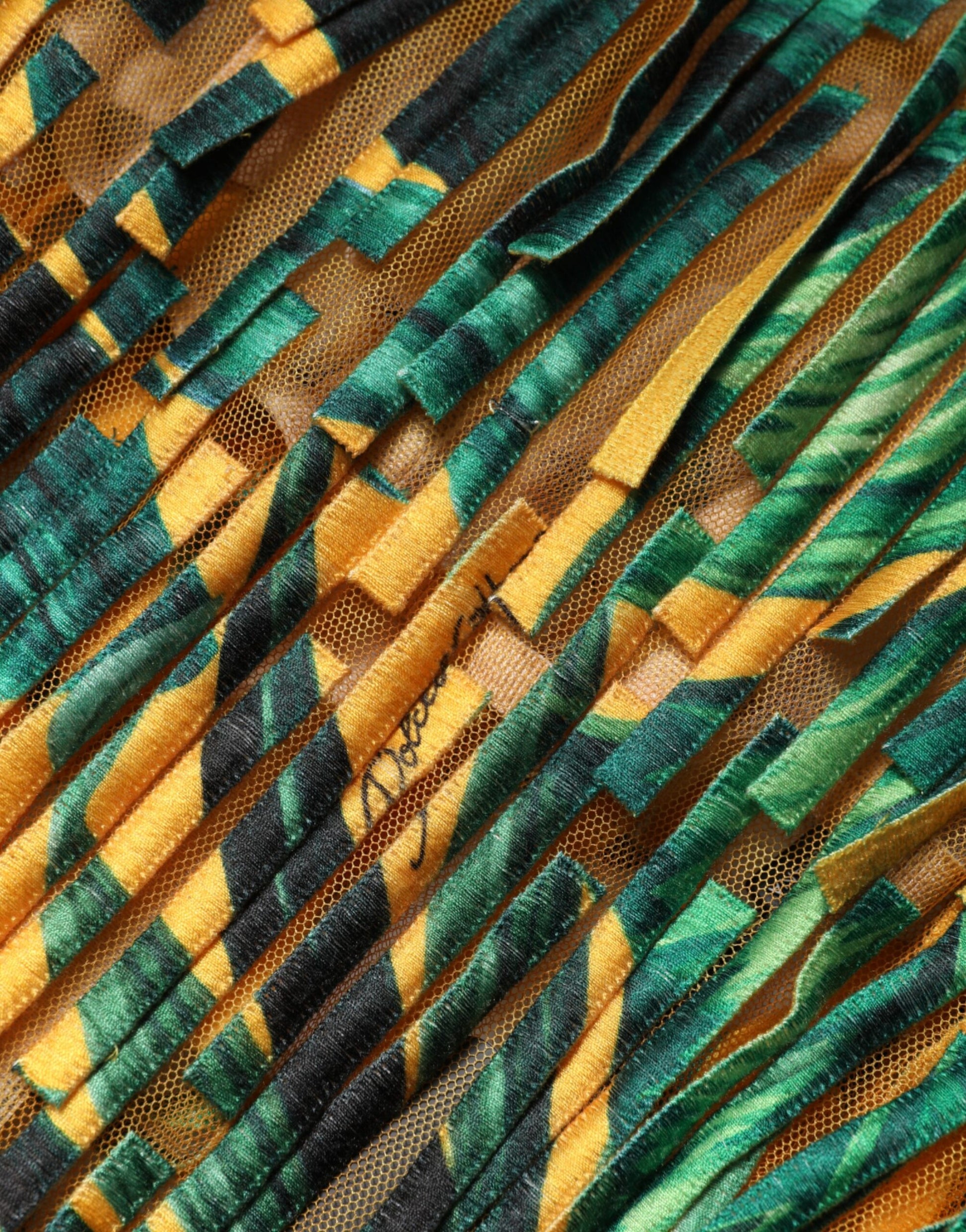 Dolce & Gabbana Multicolor Tropical Print Fringe Maxi Dress | Regal Royce