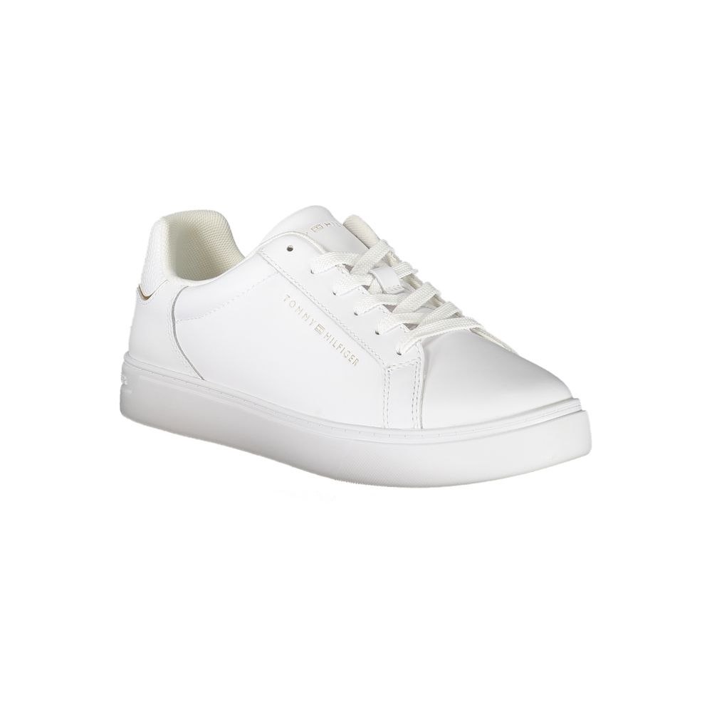 Tommy Hilfiger White Leather Women Sneaker | Regal Royce