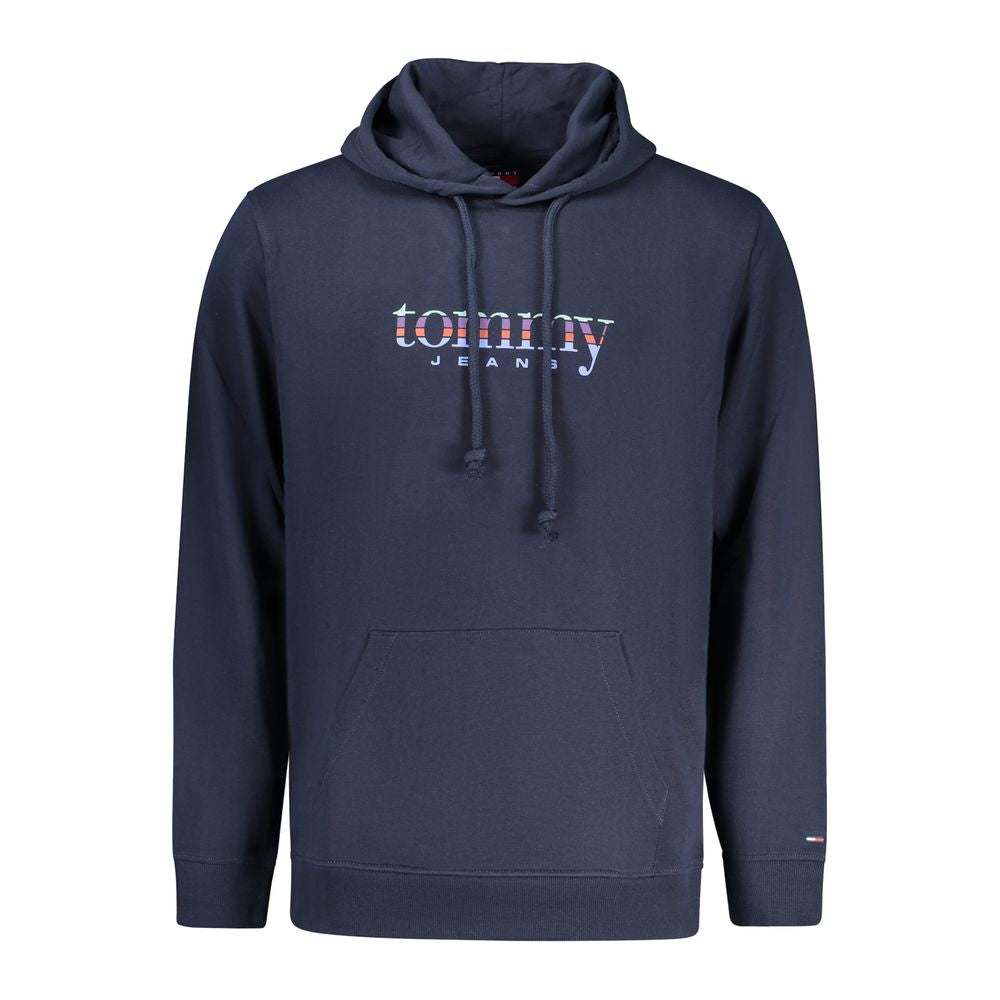 Tommy Hilfiger Blue Cotton Men Hoodie | Regal Royce