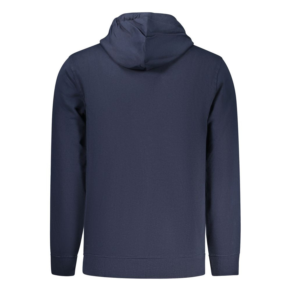 Tommy Hilfiger Blue Cotton Men Hoodie | Regal Royce
