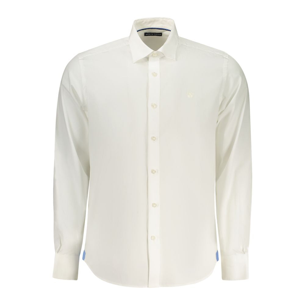 North Sails White Cotton Men's Shirt | Regal Royce