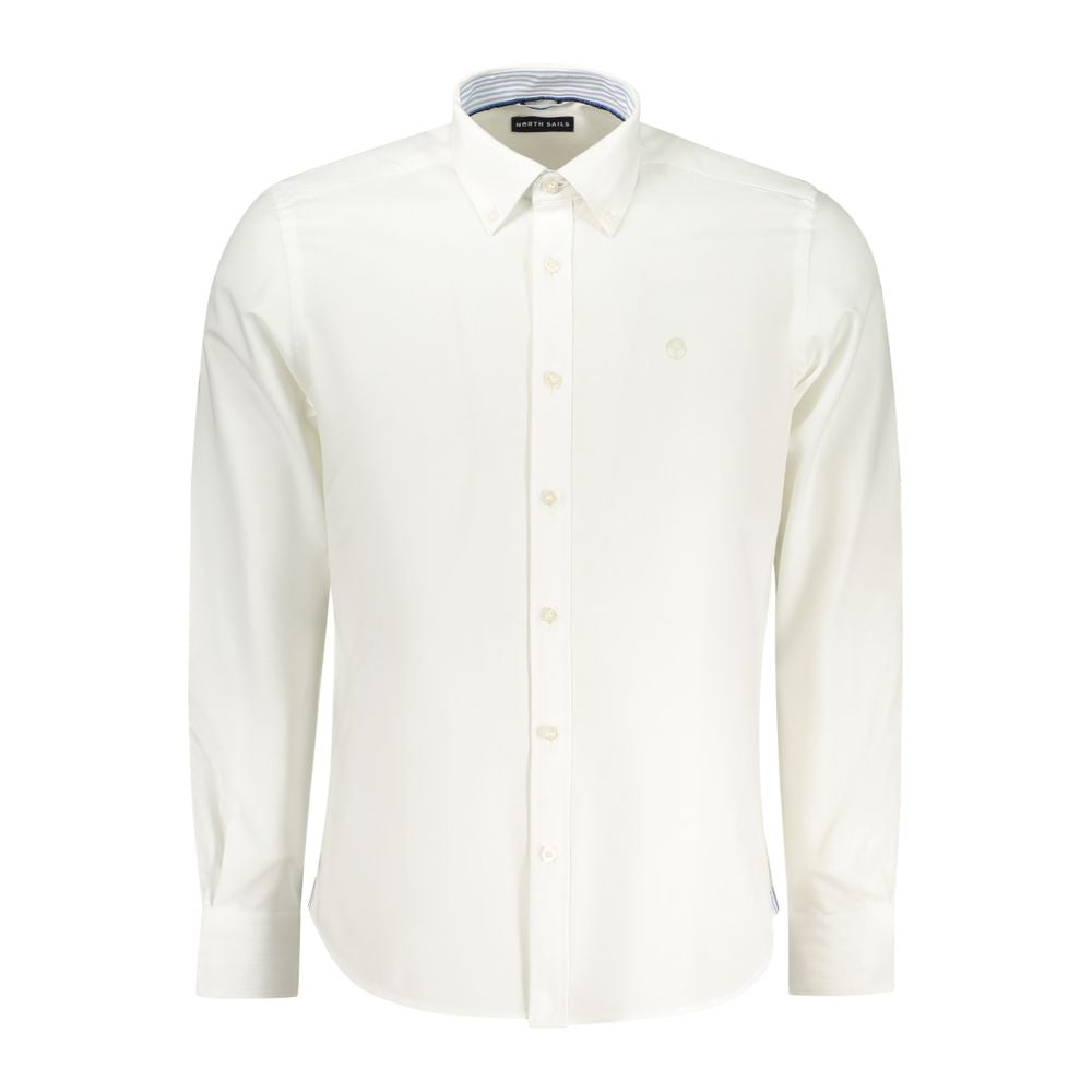 North Sails Bianco Cotton Men Shirt | Regal Royce