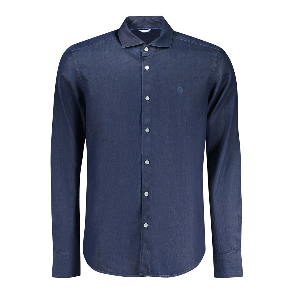 North Sails Blue Cotton Men's Shirt | Regal Royce