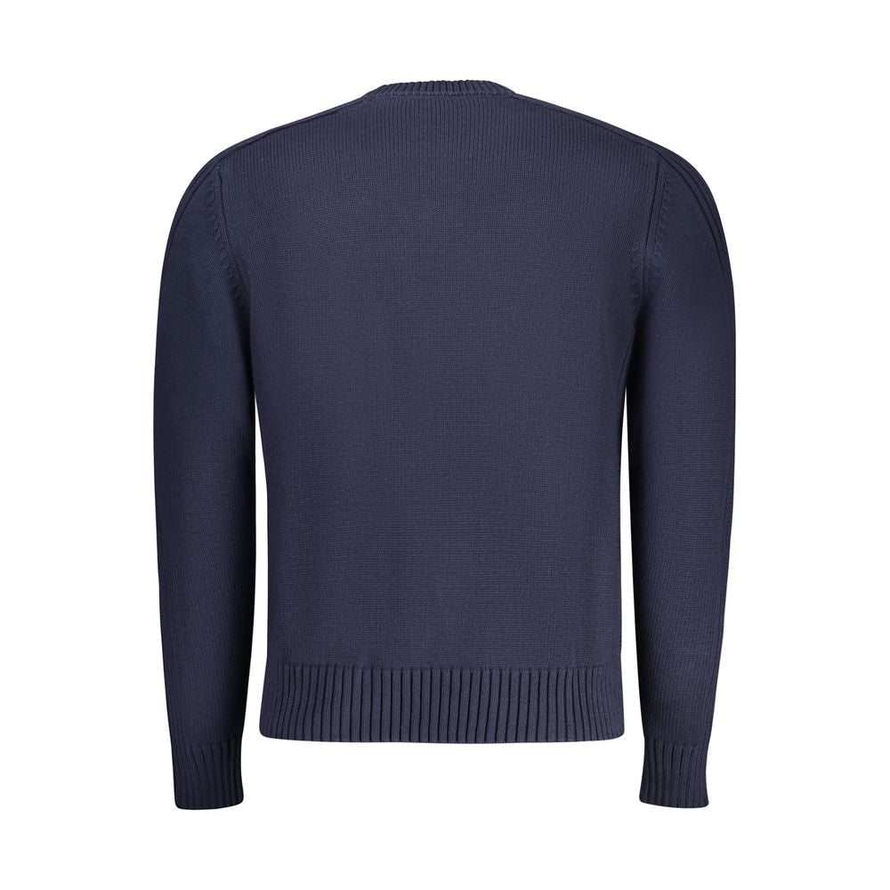 North Sails Blue Cotton Men Sweater | Regal Royce