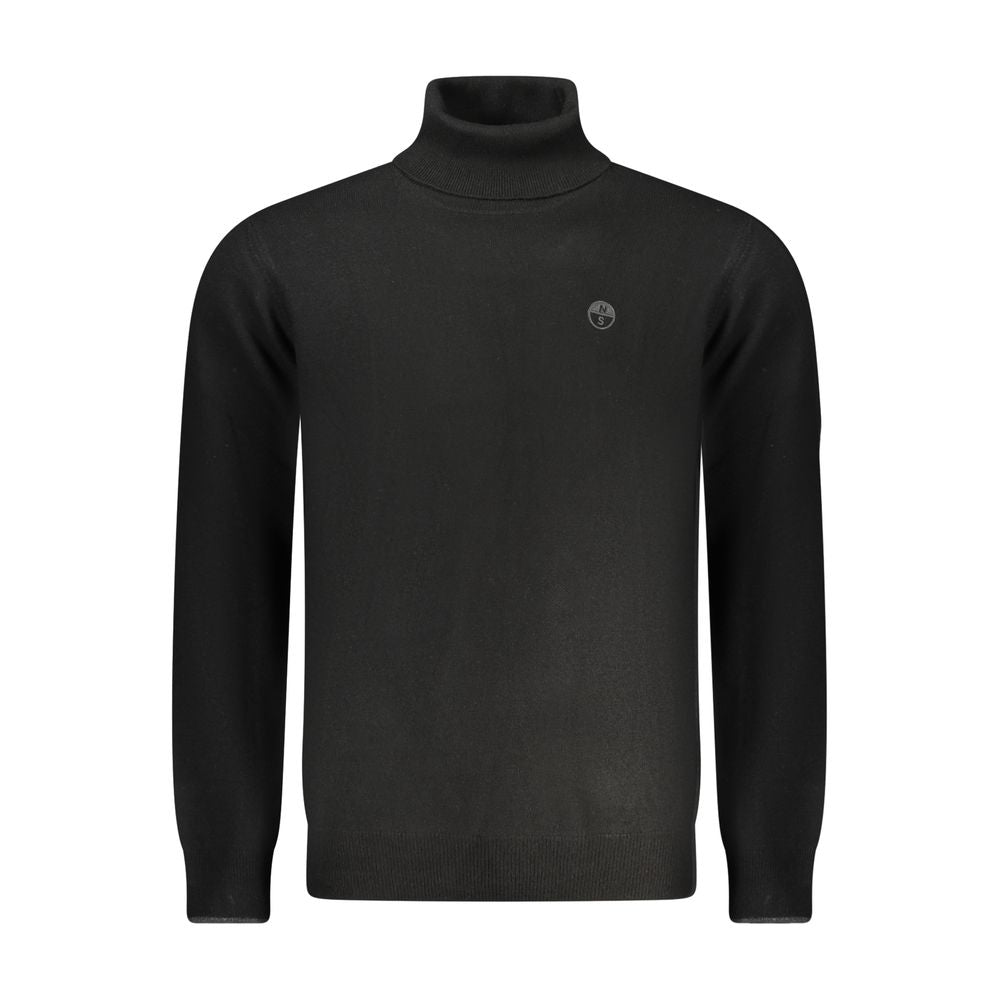 North Sails Black Polyamide Men Sweater | Regal Royce