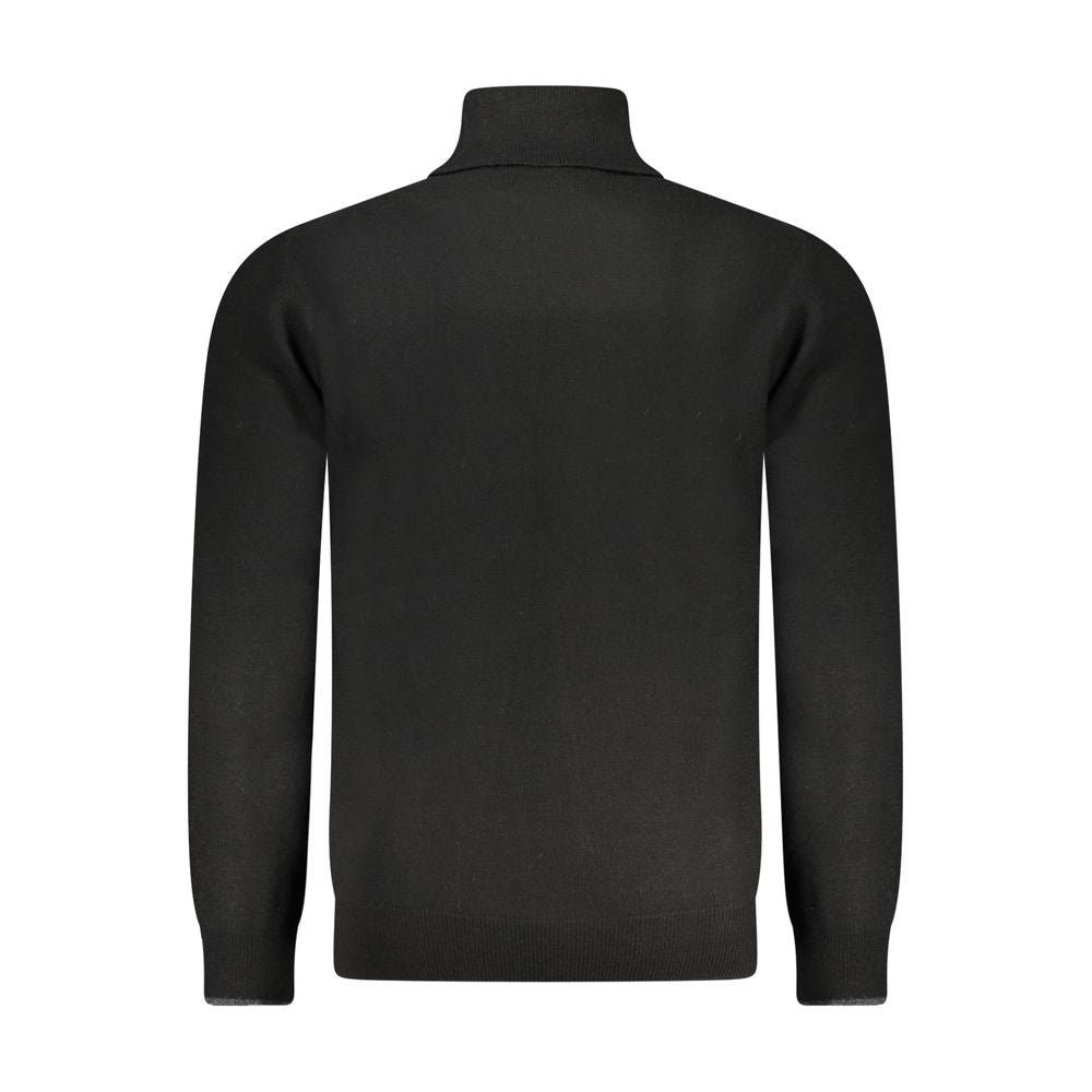 North Sails Black Polyamide Men Sweater | Regal Royce