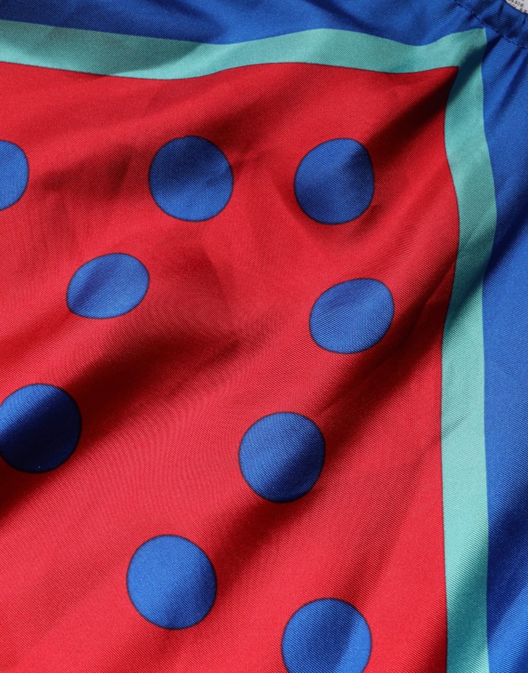 Dolce & Gabbana Multicolor Polka Dot Tie Halter Blouse  Top | Regal Royce