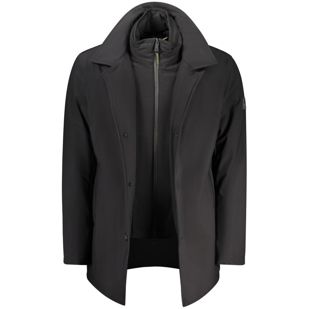 North Sails Black Polyester Men's Jacket | Regal Royce
