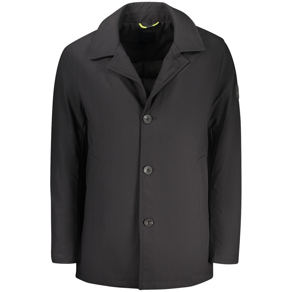 North Sails Black Polyester Men's Jacket | Regal Royce