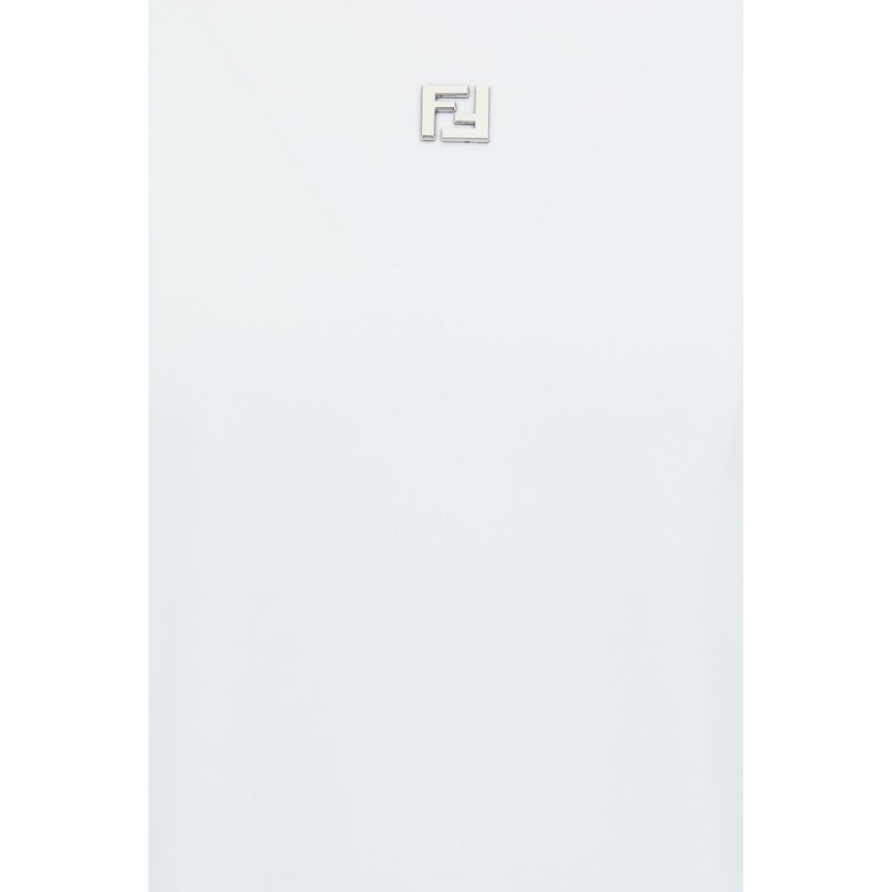 Fendi White Cotton T-Shirt | Regal Royce