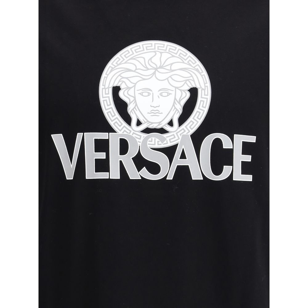 Versace Black Cotton T-Shirt | Regal Royce