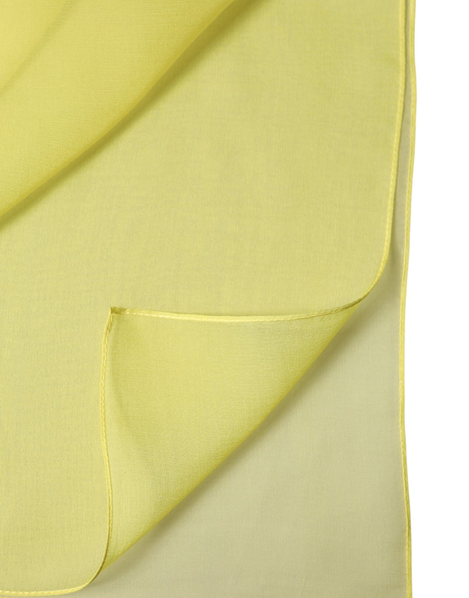 Dolce & Gabbana Yellow Stole Silk Neck Wrap Shawl Men  Scarf | Regal Royce