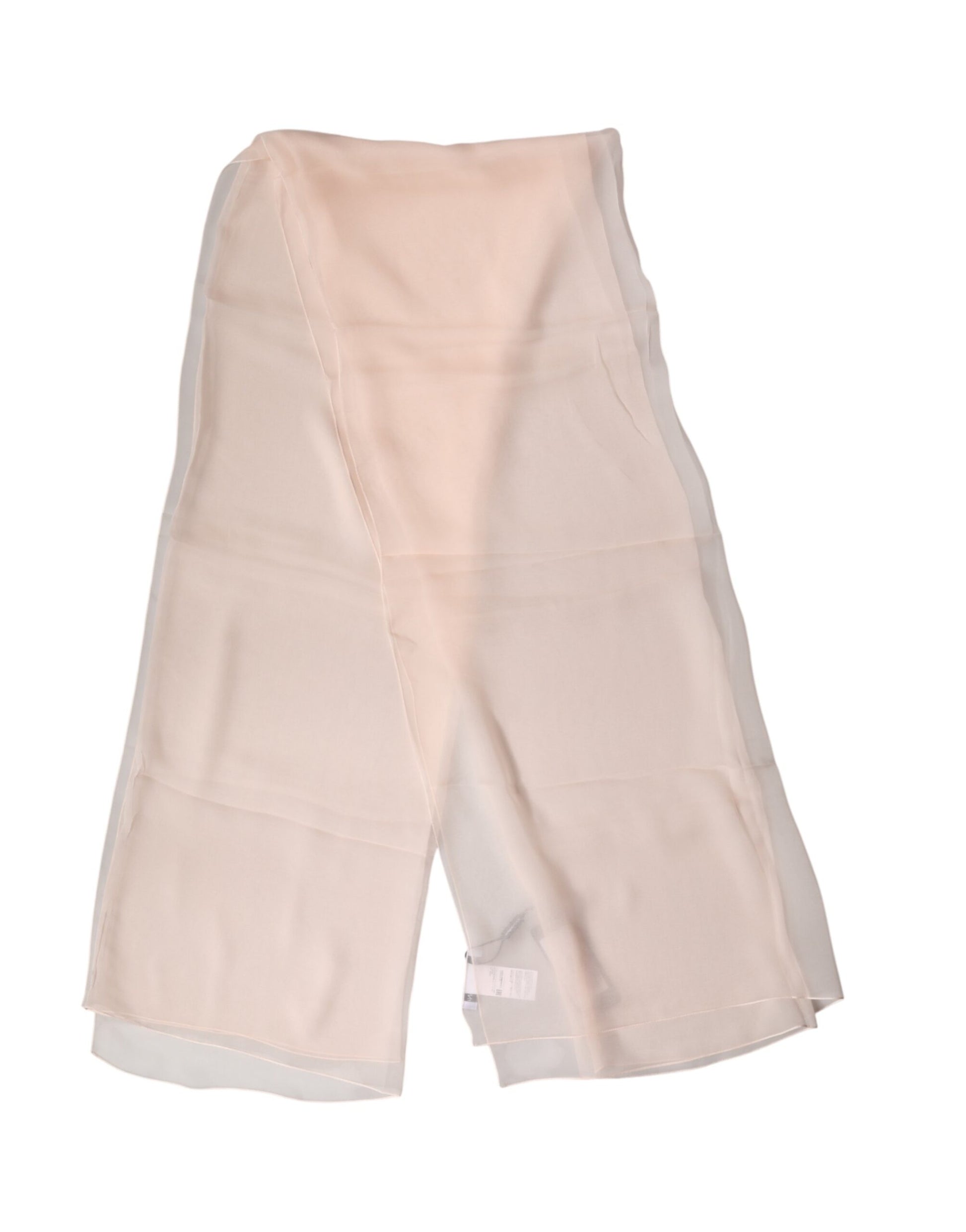Dolce & Gabbana Light Pink Stole Silk Neck Wrap Shawl  Scarf | Regal Royce