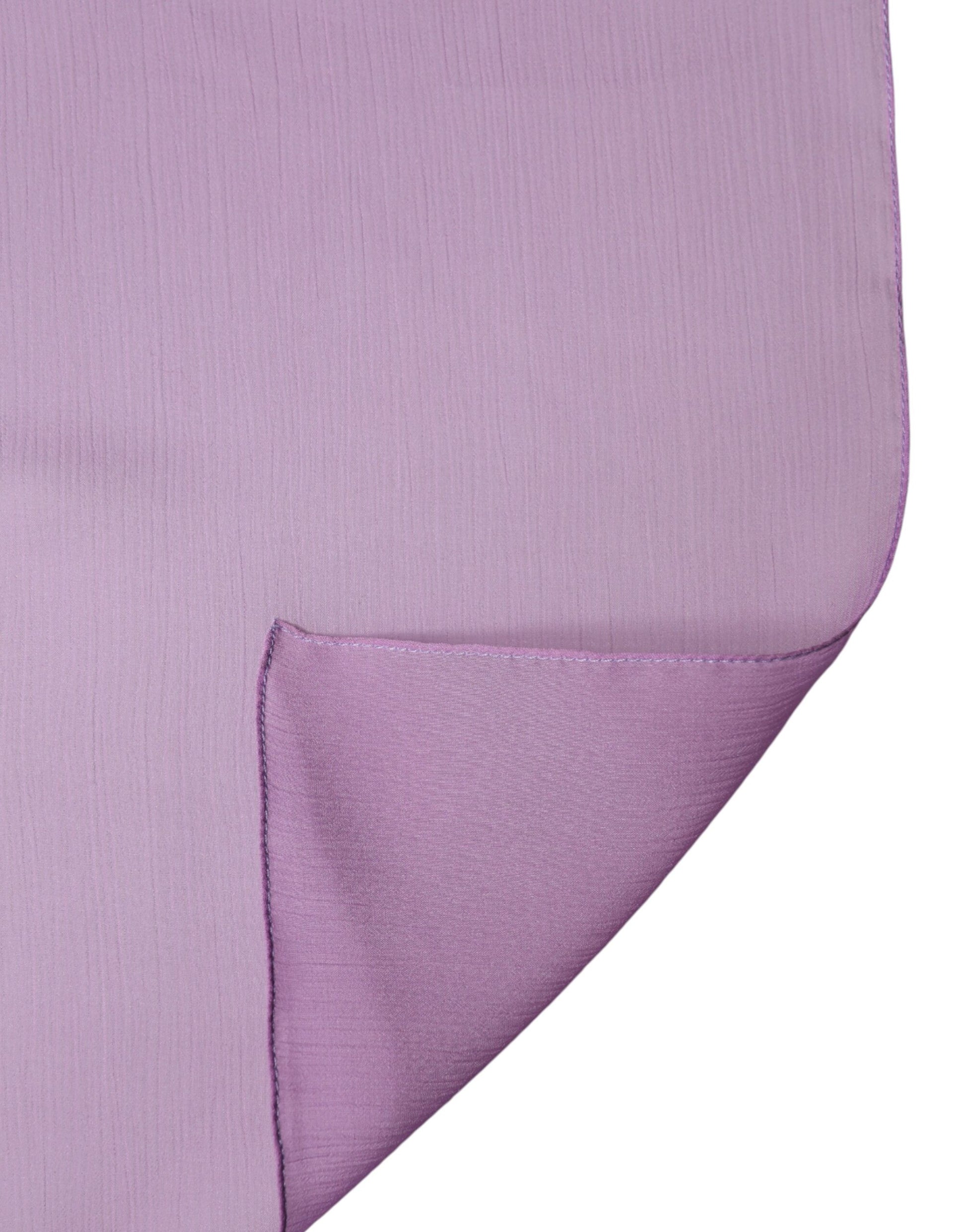 Dolce & Gabbana Purple Stole Silk Neck Wrap Shawl Men Scarf | Regal Royce