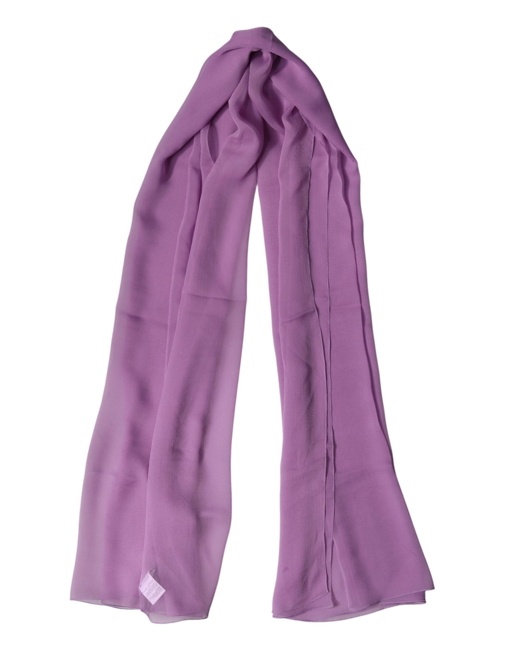 Dolce & Gabbana Purple Stole Silk Neck Wrap Shawl Men Scarf | Regal Royce