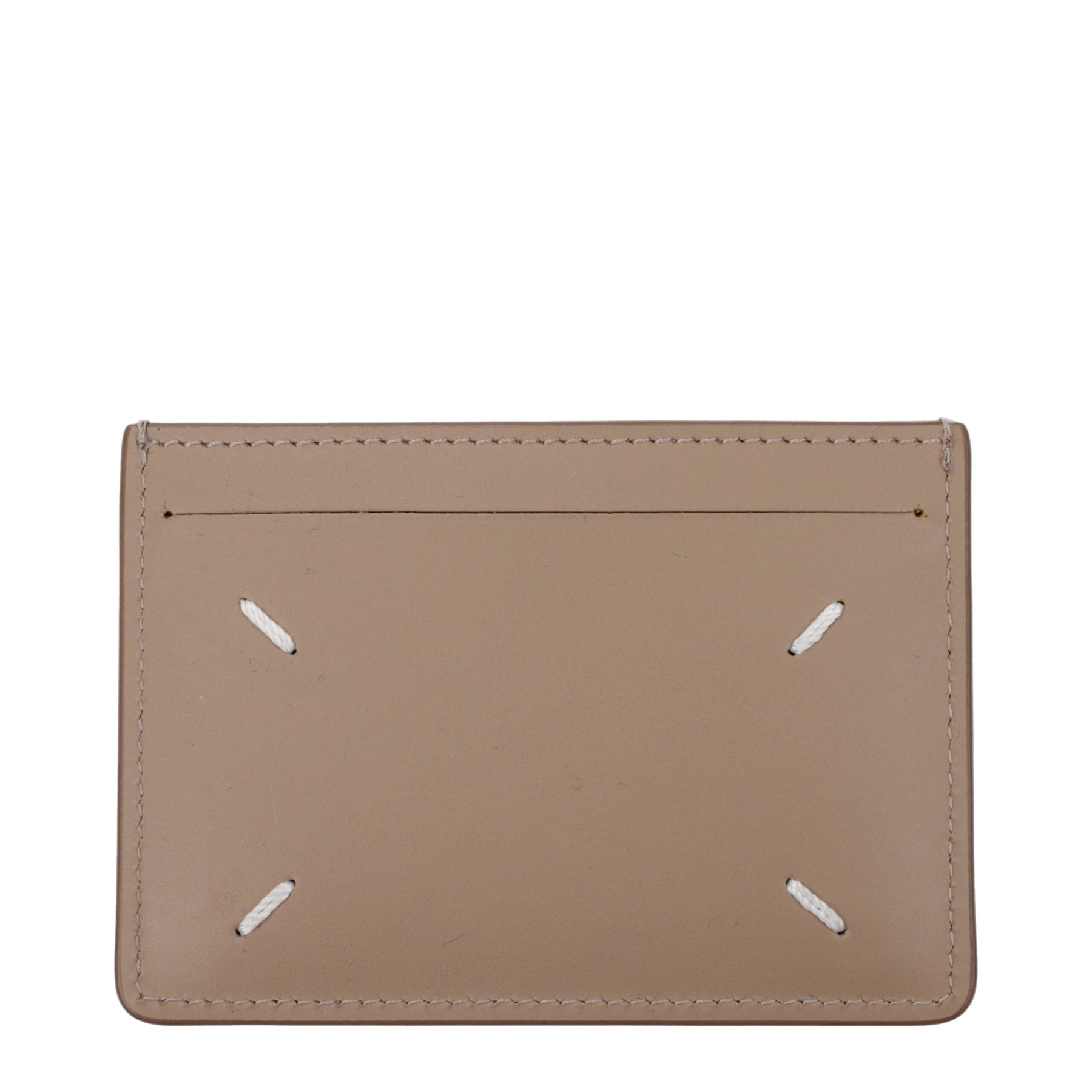 Maison Margiela Beige Leather Cardholder | Regal Royce