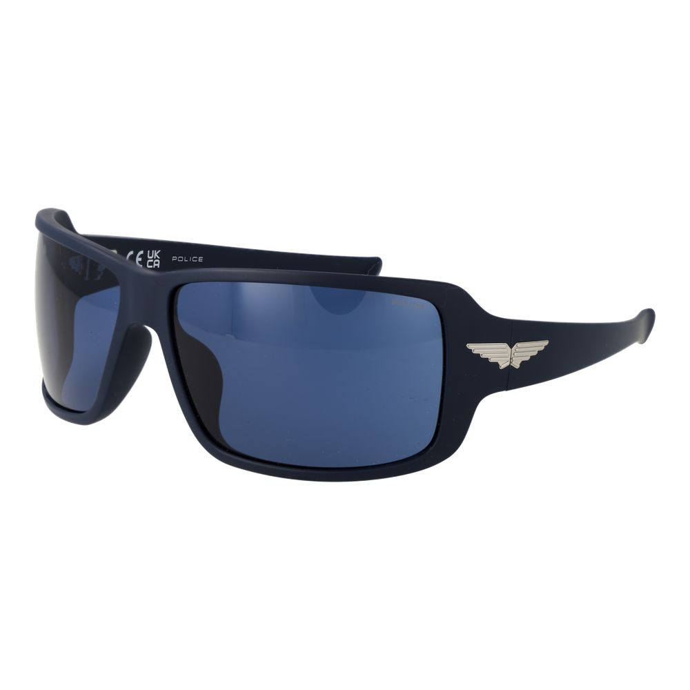 Police Blue Plastic Sunglasses | Regal Royce