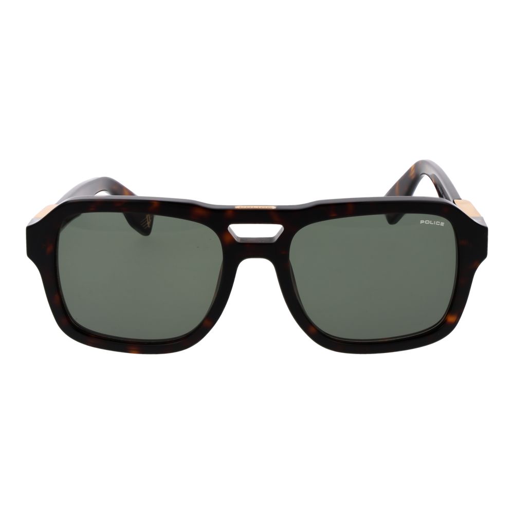 Police Brown Cellulose Acetate Sunglasses | Regal Royce