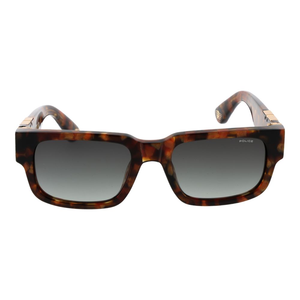 Police Brown Cellulose Acetate Sunglasses | Regal Royce