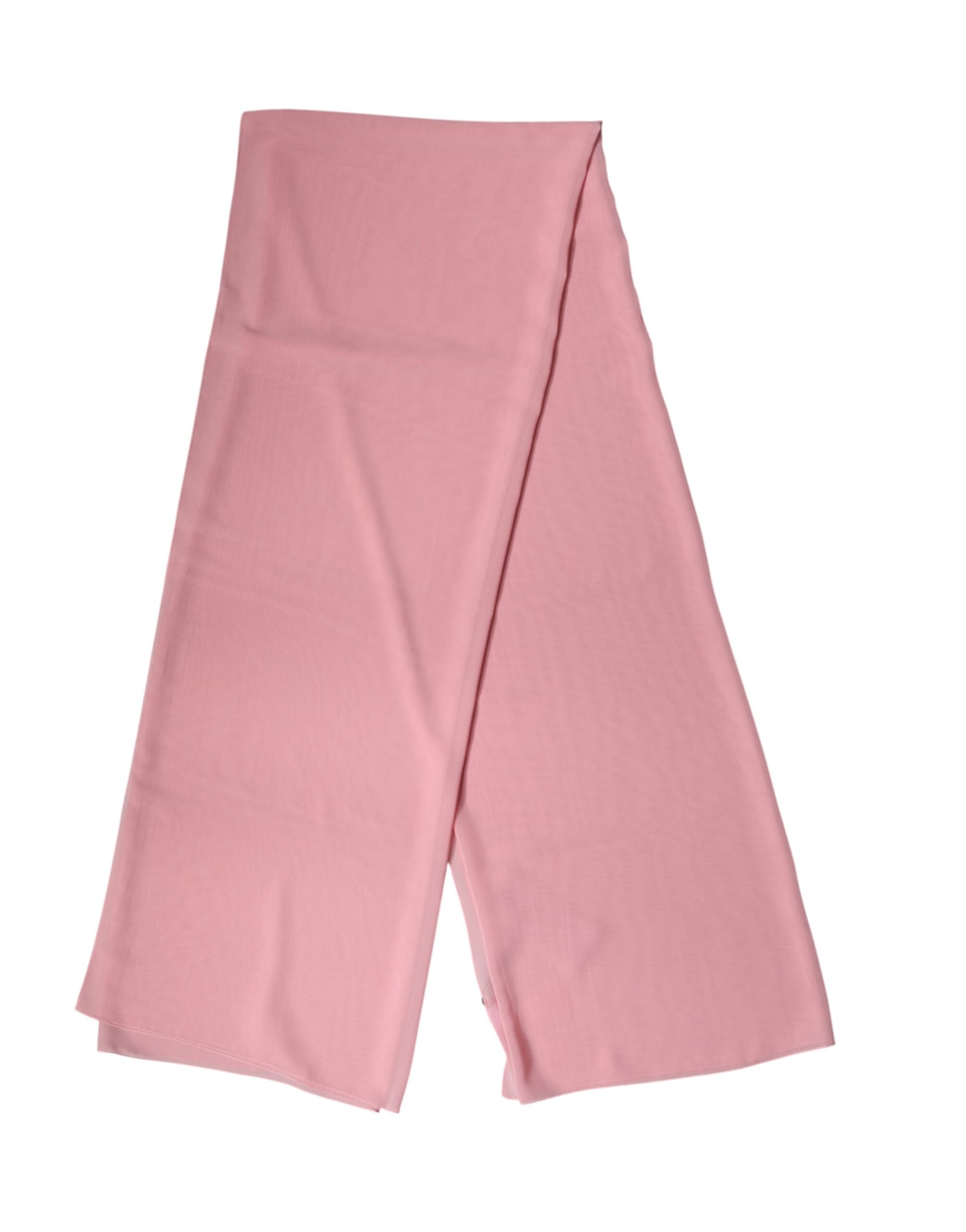 Dolce & Gabbana Pink Silk Stole Neck Wrap Shawl Men  Scarf | Regal Royce