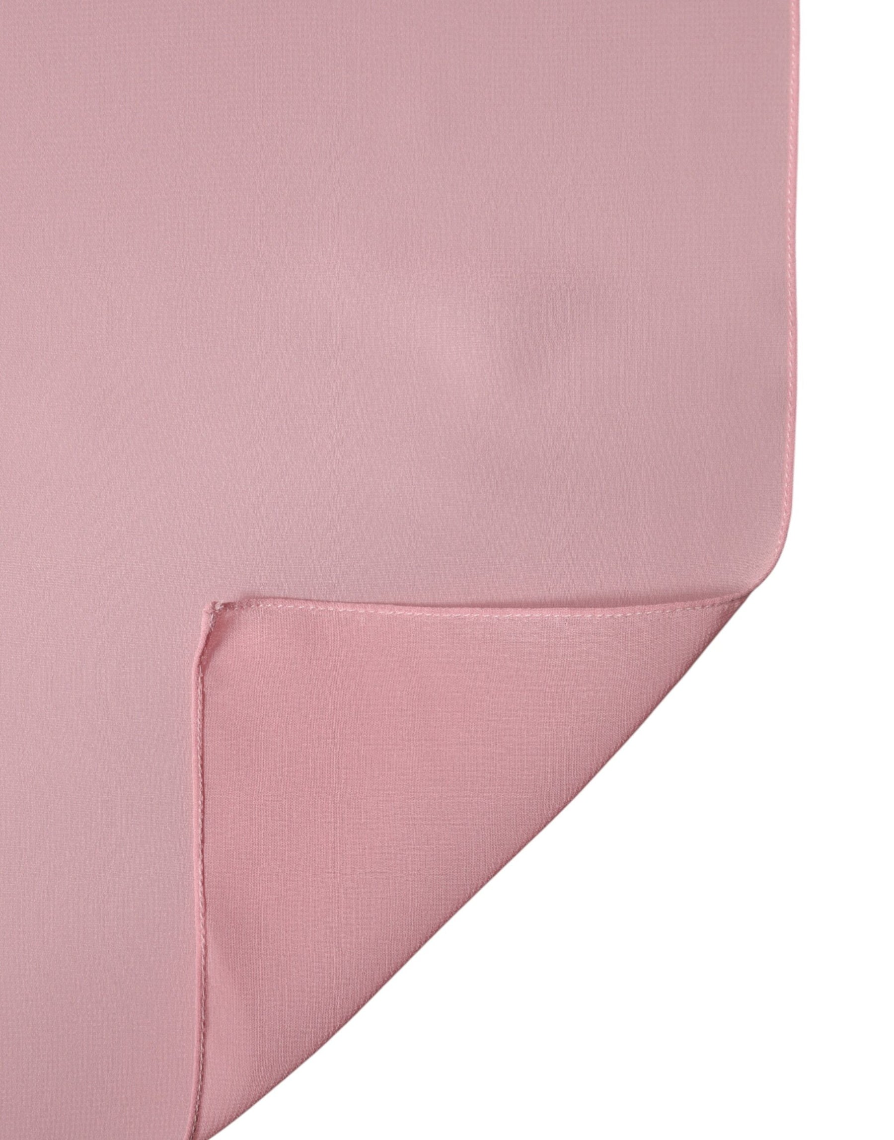 Dolce & Gabbana Pink Silk Stole Neck Wrap Shawl Men  Scarf | Regal Royce