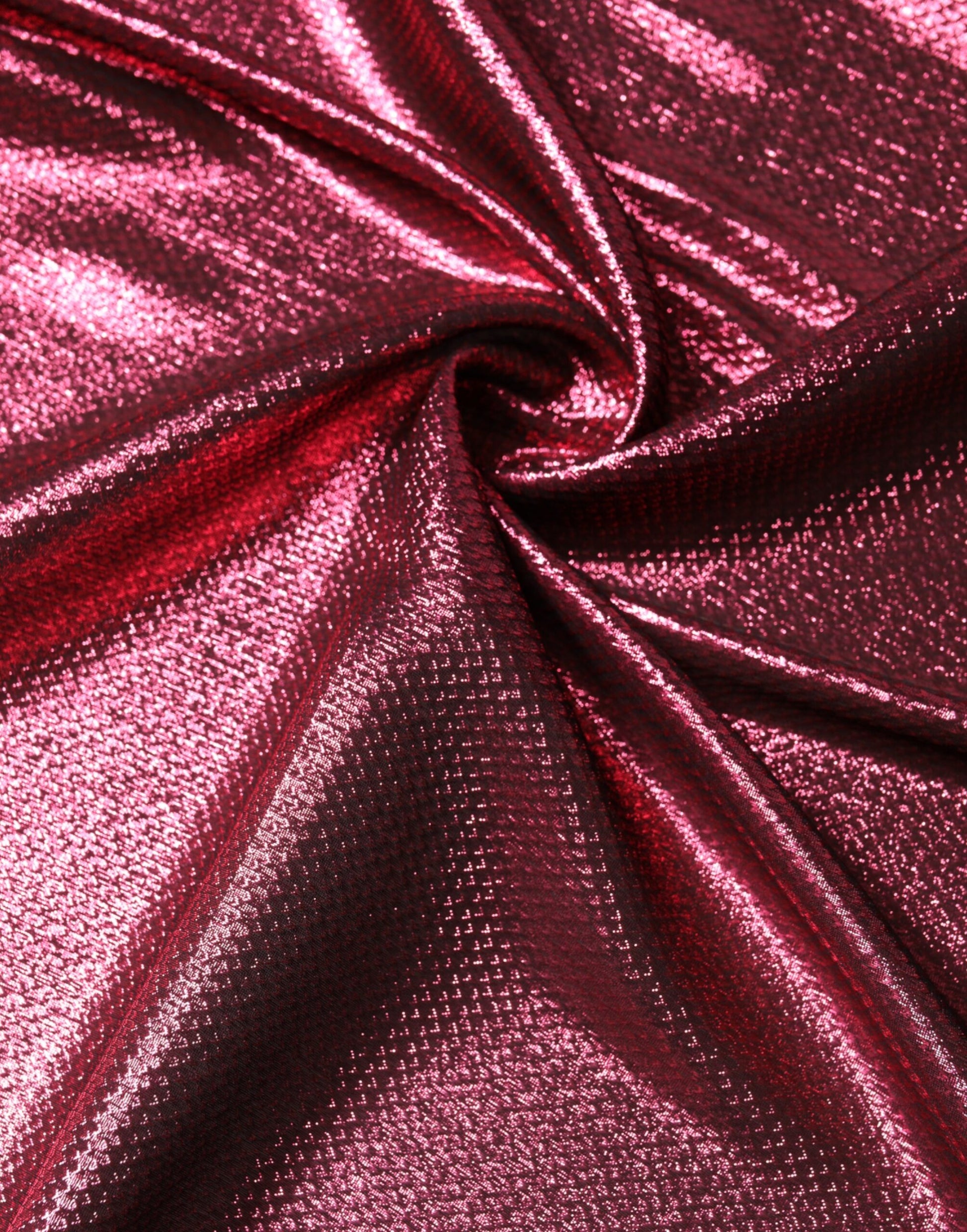 Dolce & Gabbana Metallic Pink Silk Square Foulard Scarf | Regal Royce