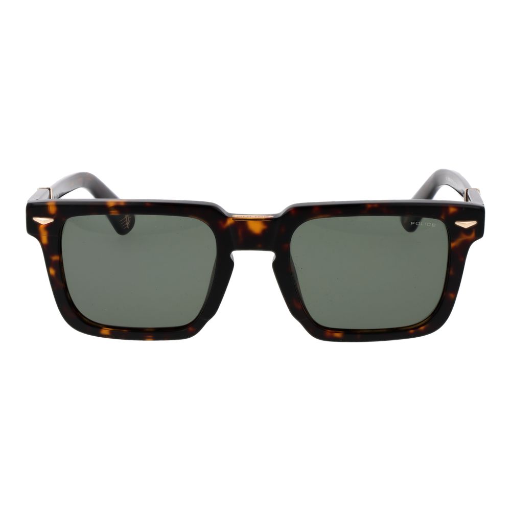Police Brown Cellulose Acetate Sunglasses | Regal Royce