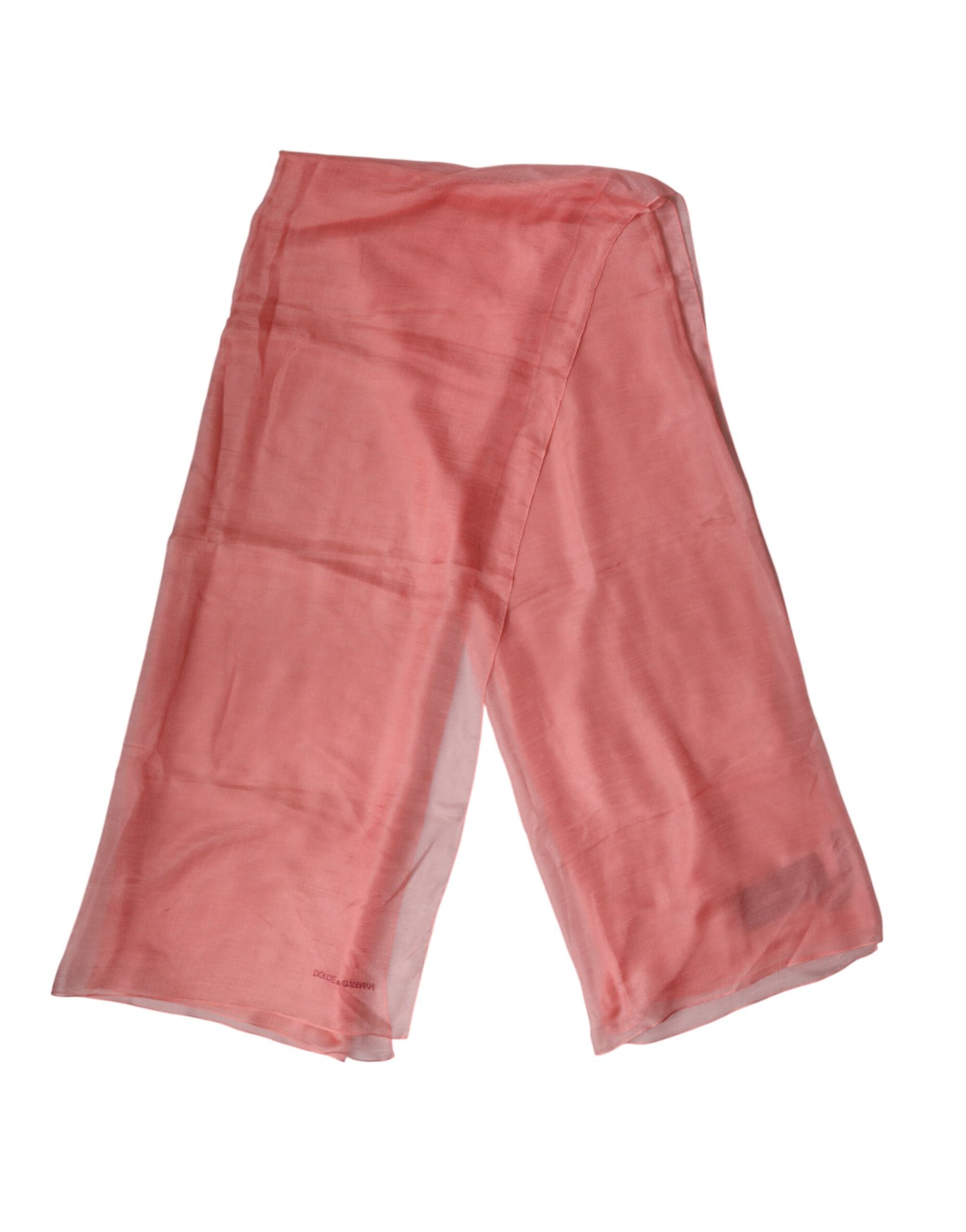 Dolce & Gabbana Light Pink Cashmere Neck Wrap Shawl Scarf | Regal Royce