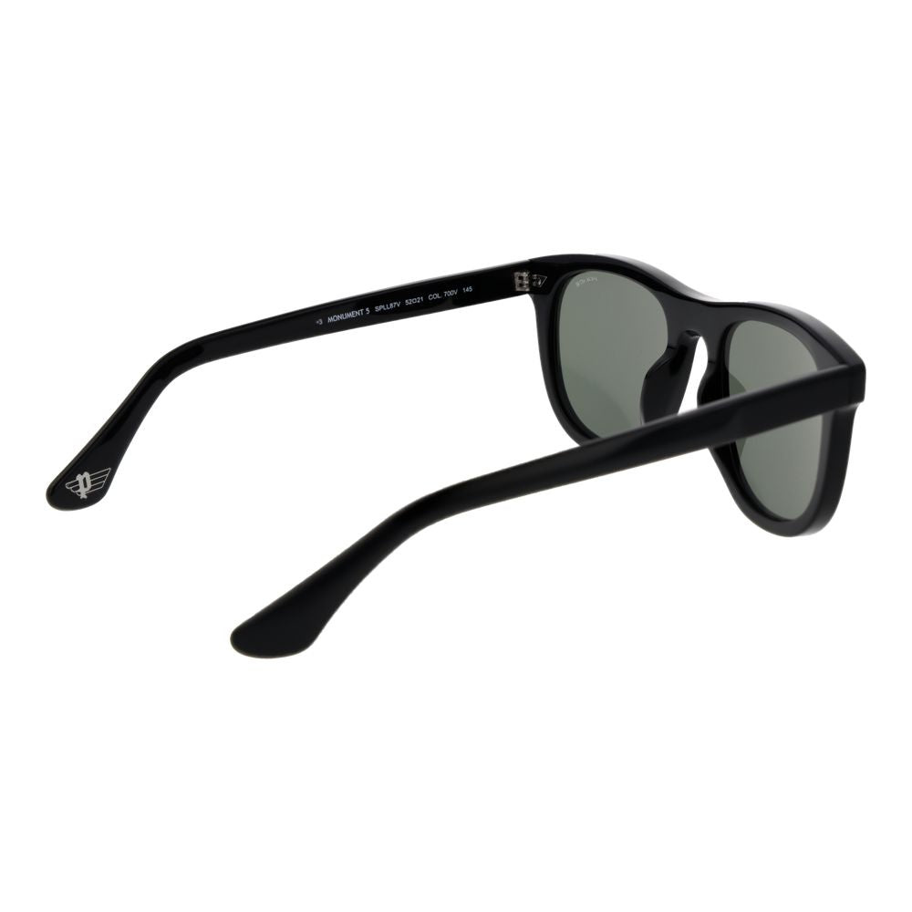 Police Black Cellulose Acetate Sunglasses | Regal Royce