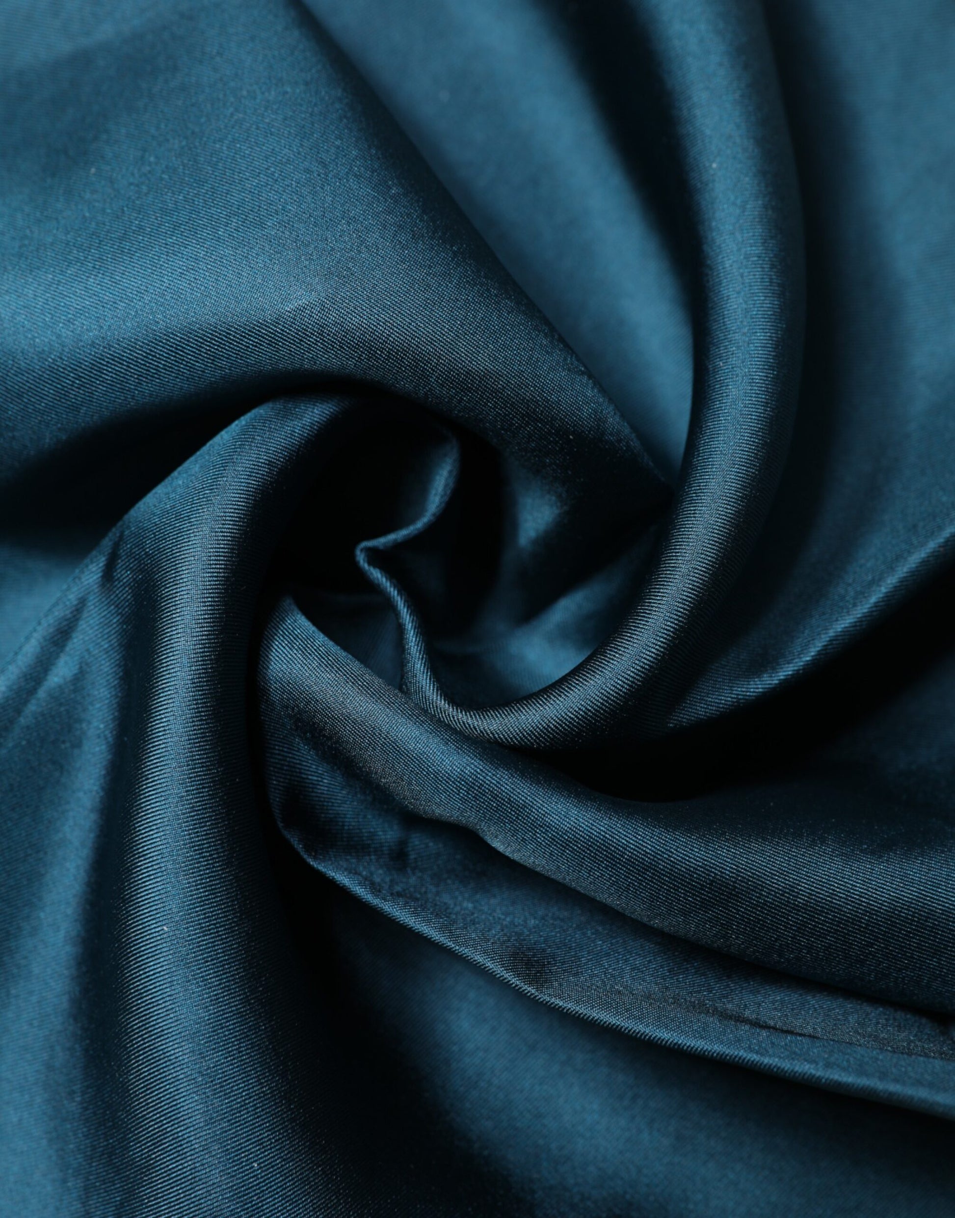 Dolce & Gabbana Blue Silk Square Pocket Handkerchief Scarf | Regal Royce
