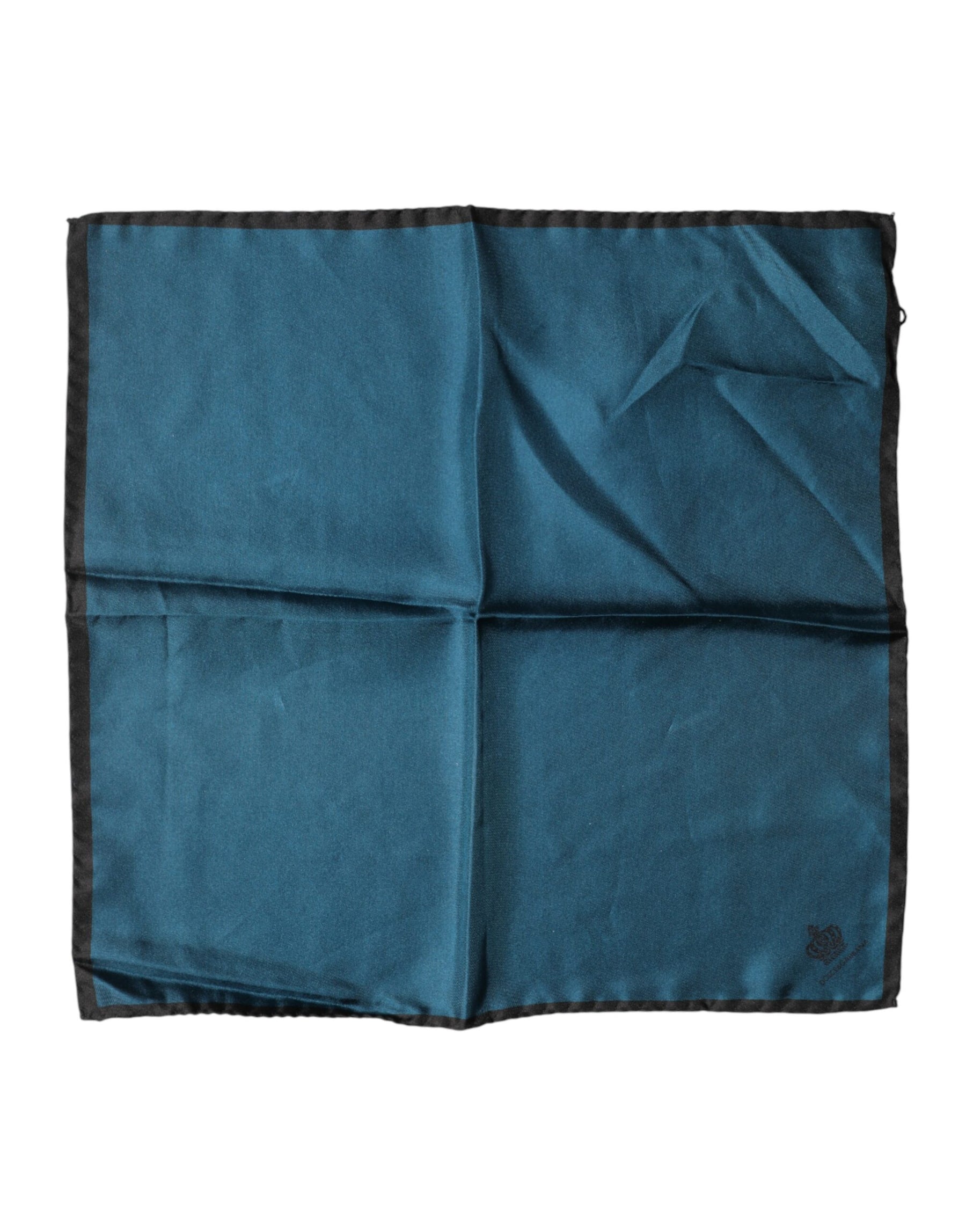 Dolce & Gabbana Blue Silk Square Pocket Handkerchief Scarf | Regal Royce