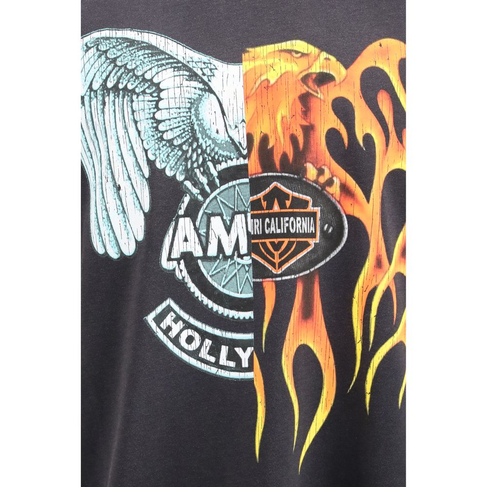 Amiri Black Cotton T-Shirt | Regal Royce