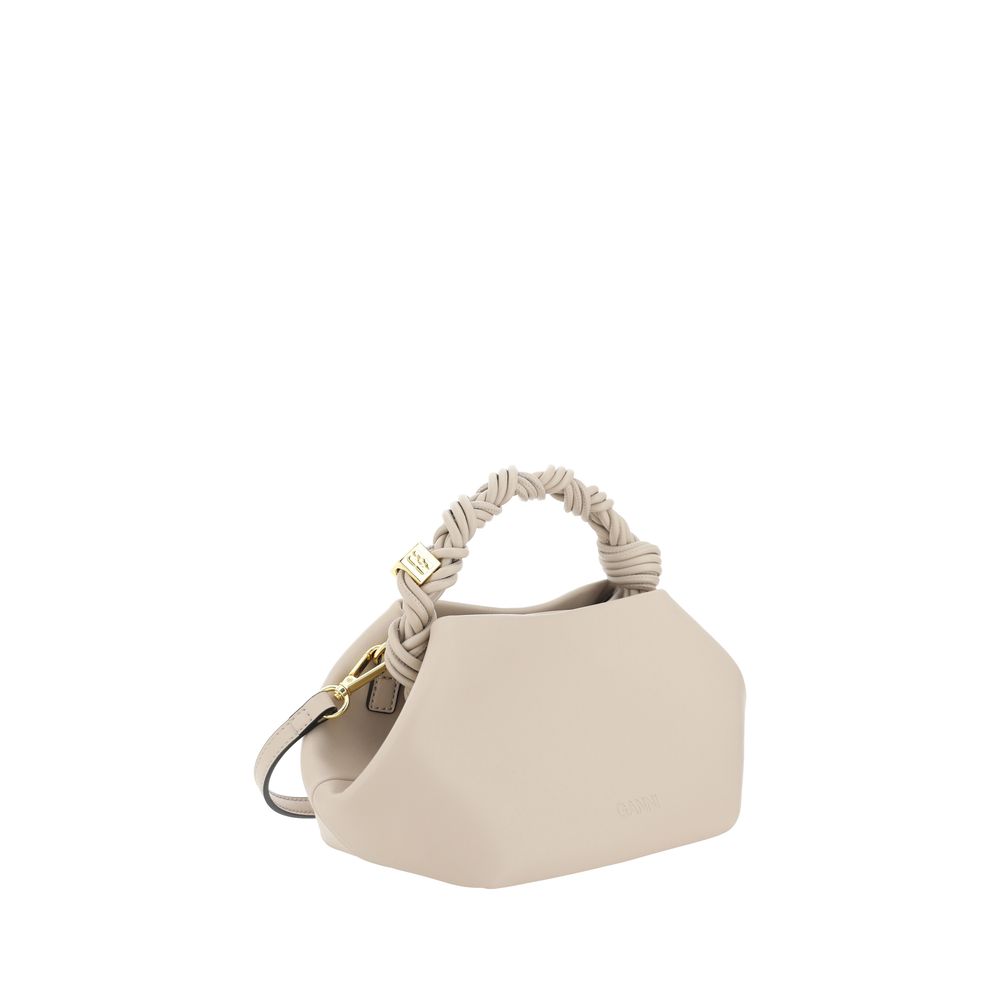 Ganni White Calf Leather Bos Taurus Handbag | Regal Royce