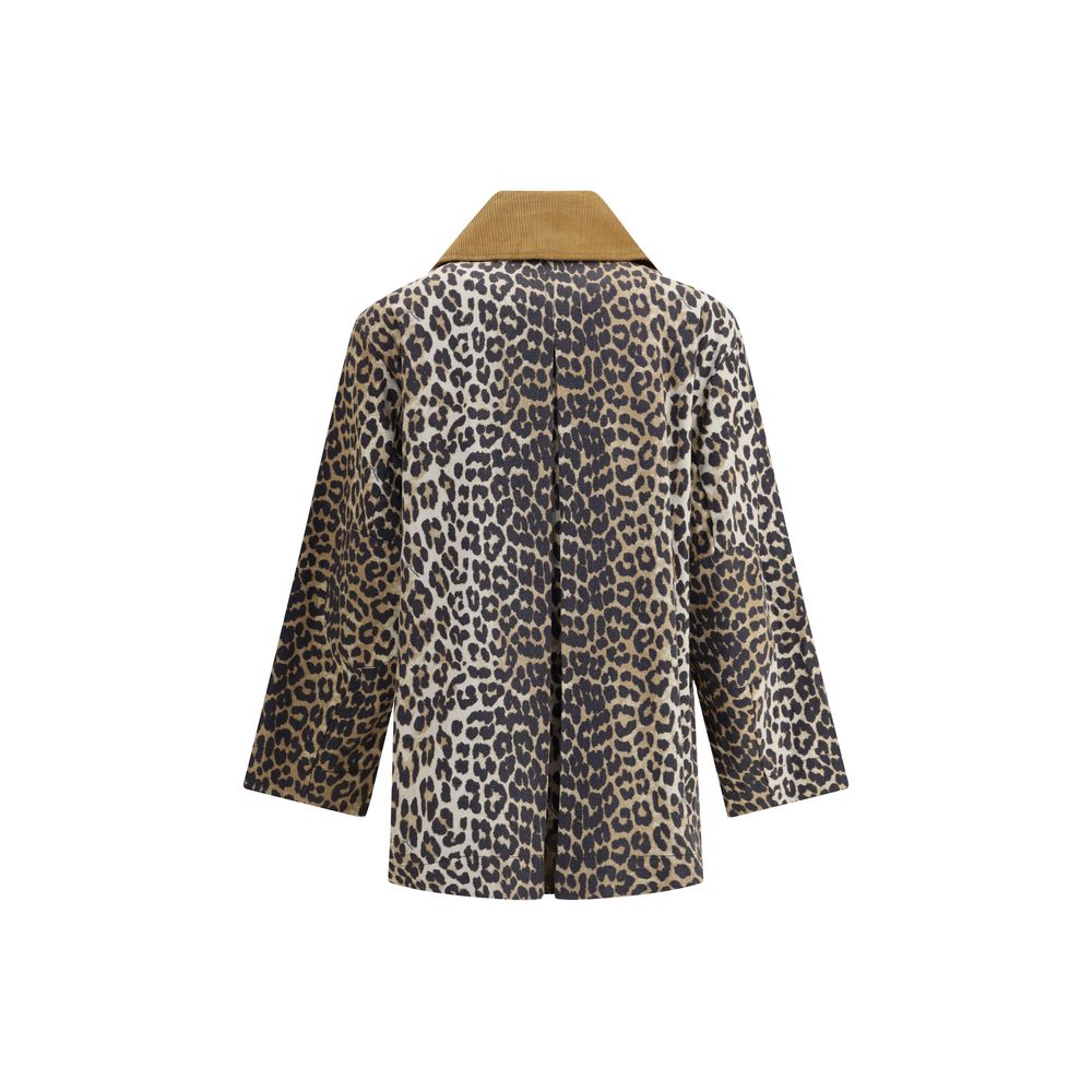 Ganni Brown Hemp Coat | Regal Royce