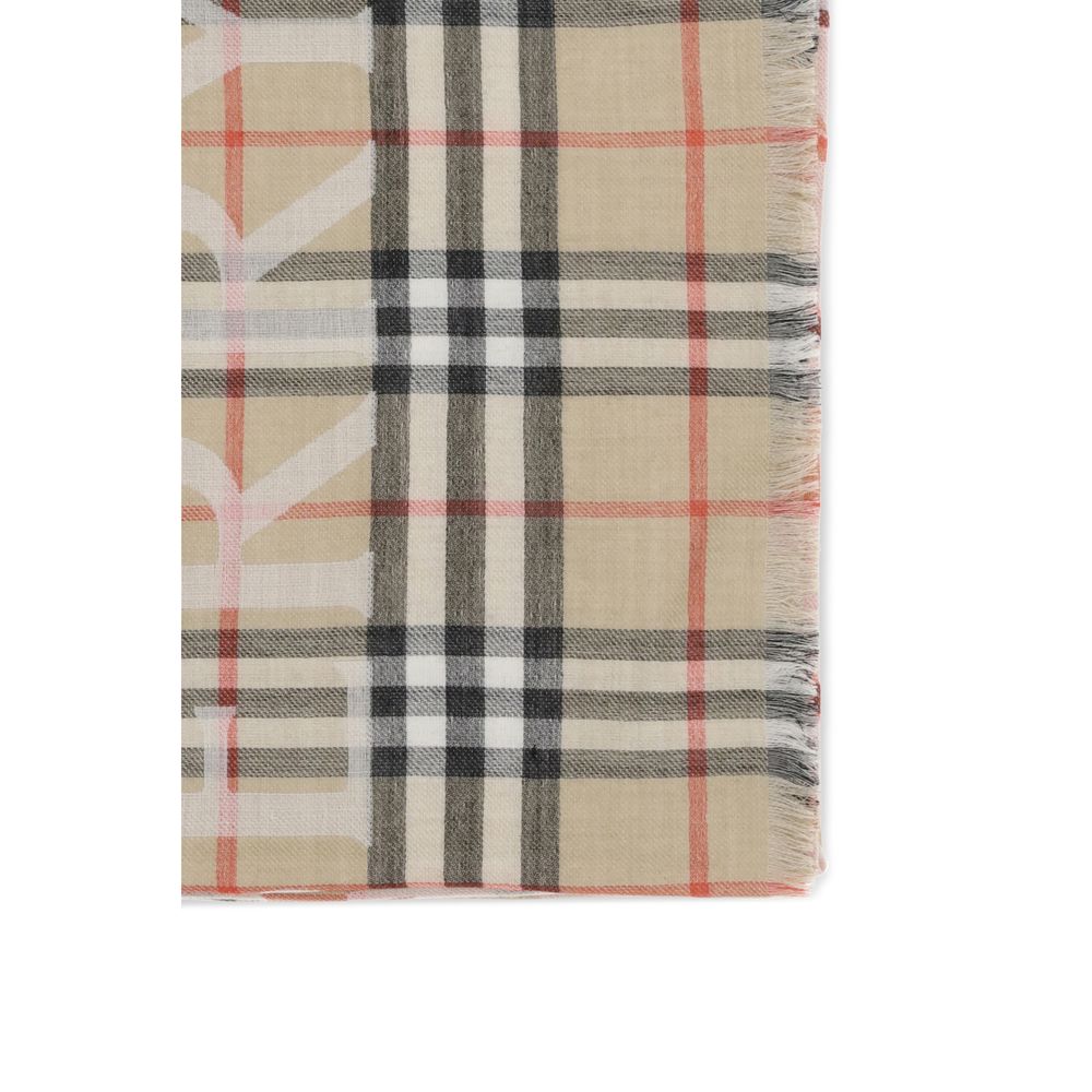 Burberry Beige Wool Scarf | Regal Royce
