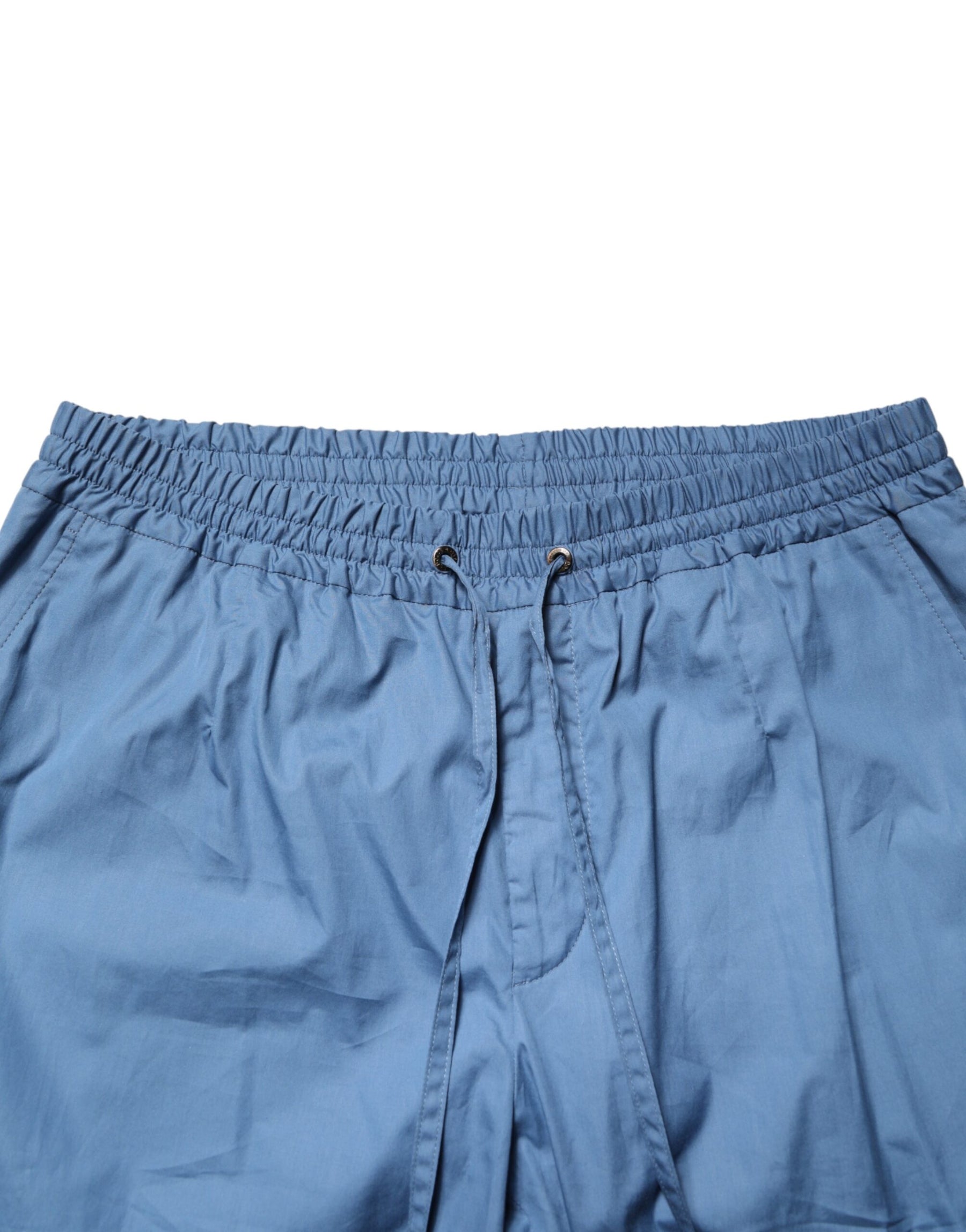 Dolce & Gabbana Blue Cotton Double Breasted 2 Piece  Suit | Regal Royce