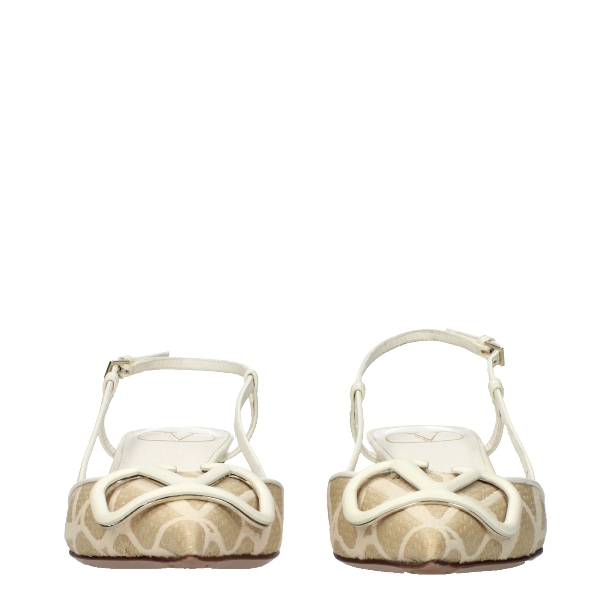 Valentino Garavani Beige Raffia Strap-On Sandals | Regal Royce