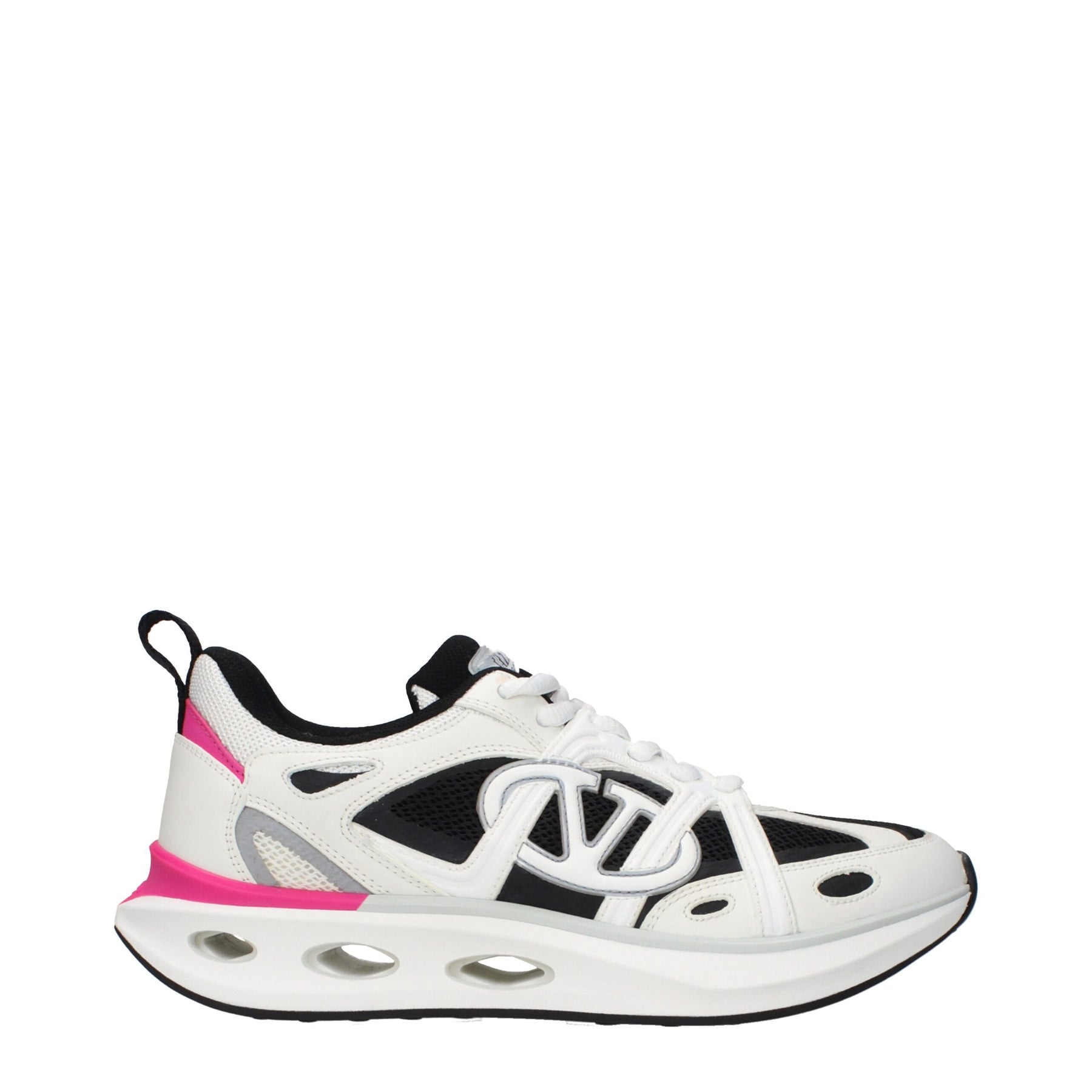 Valentino Garavani White Fabric Athletic Sneakers | Regal Royce
