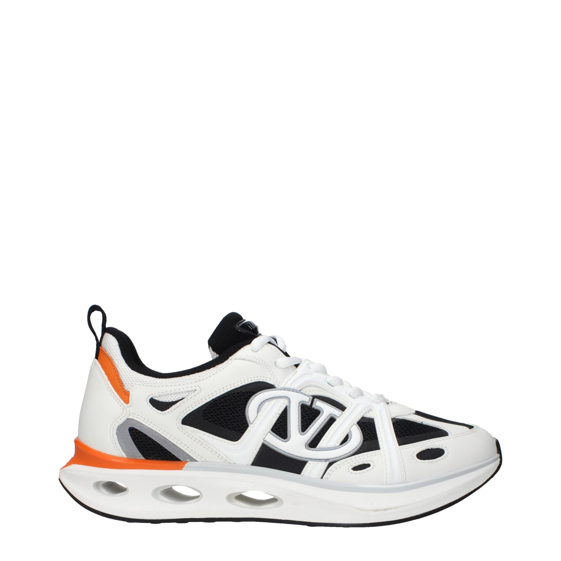 Valentino Garavani White Fabric Athletic Sneakers | Regal Royce
