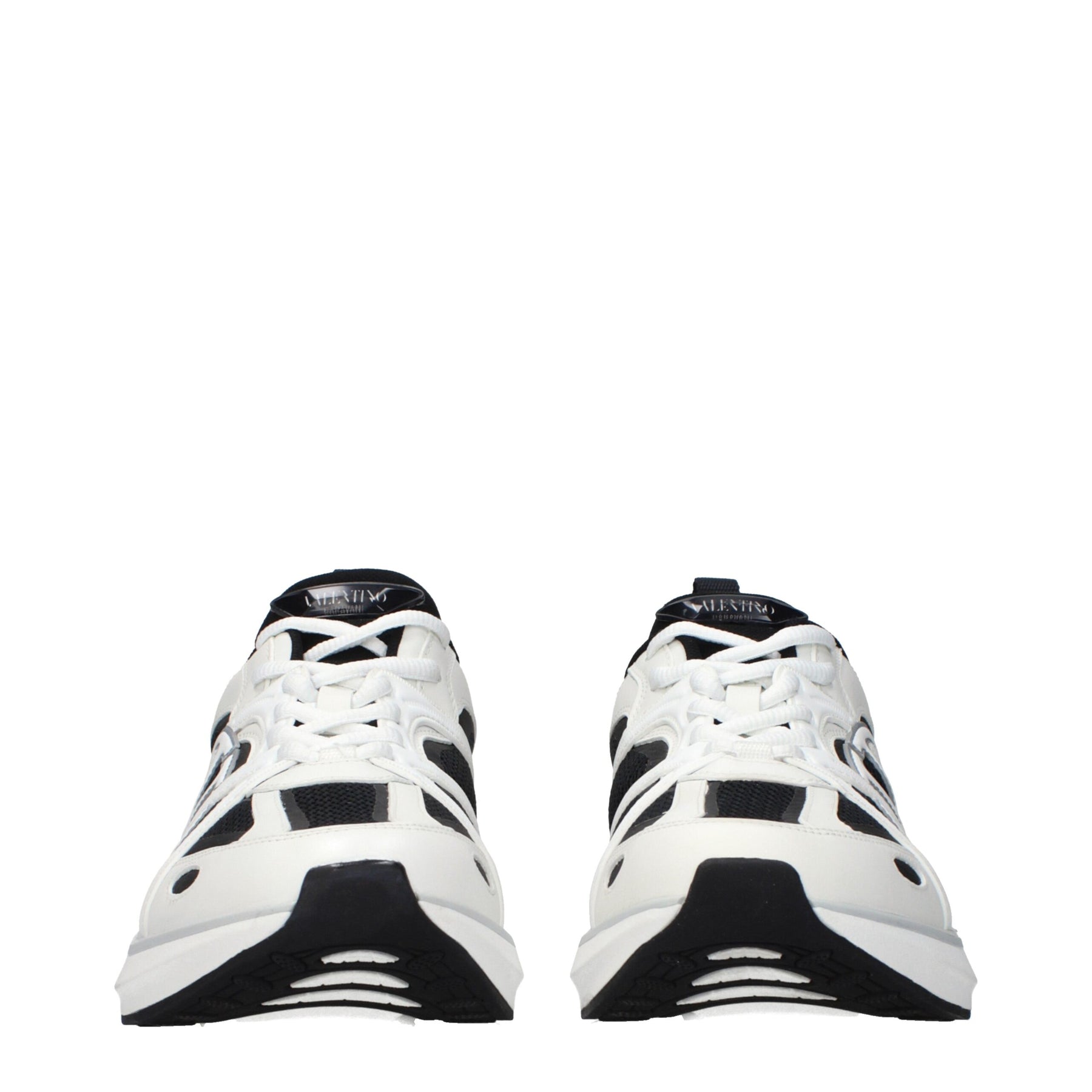 Valentino Garavani White Fabric Athletic Sneakers | Regal Royce