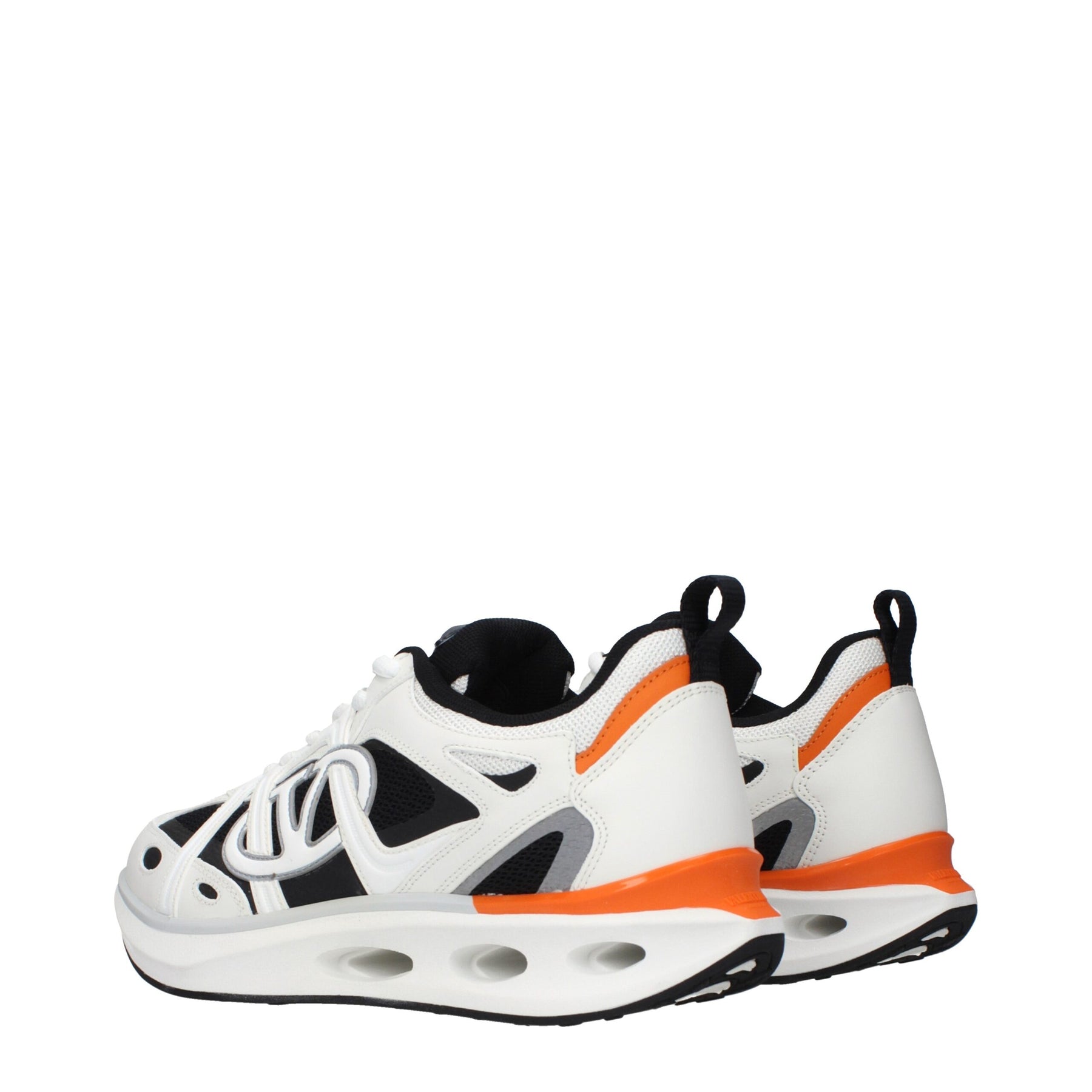 Valentino Garavani White Fabric Athletic Sneakers | Regal Royce