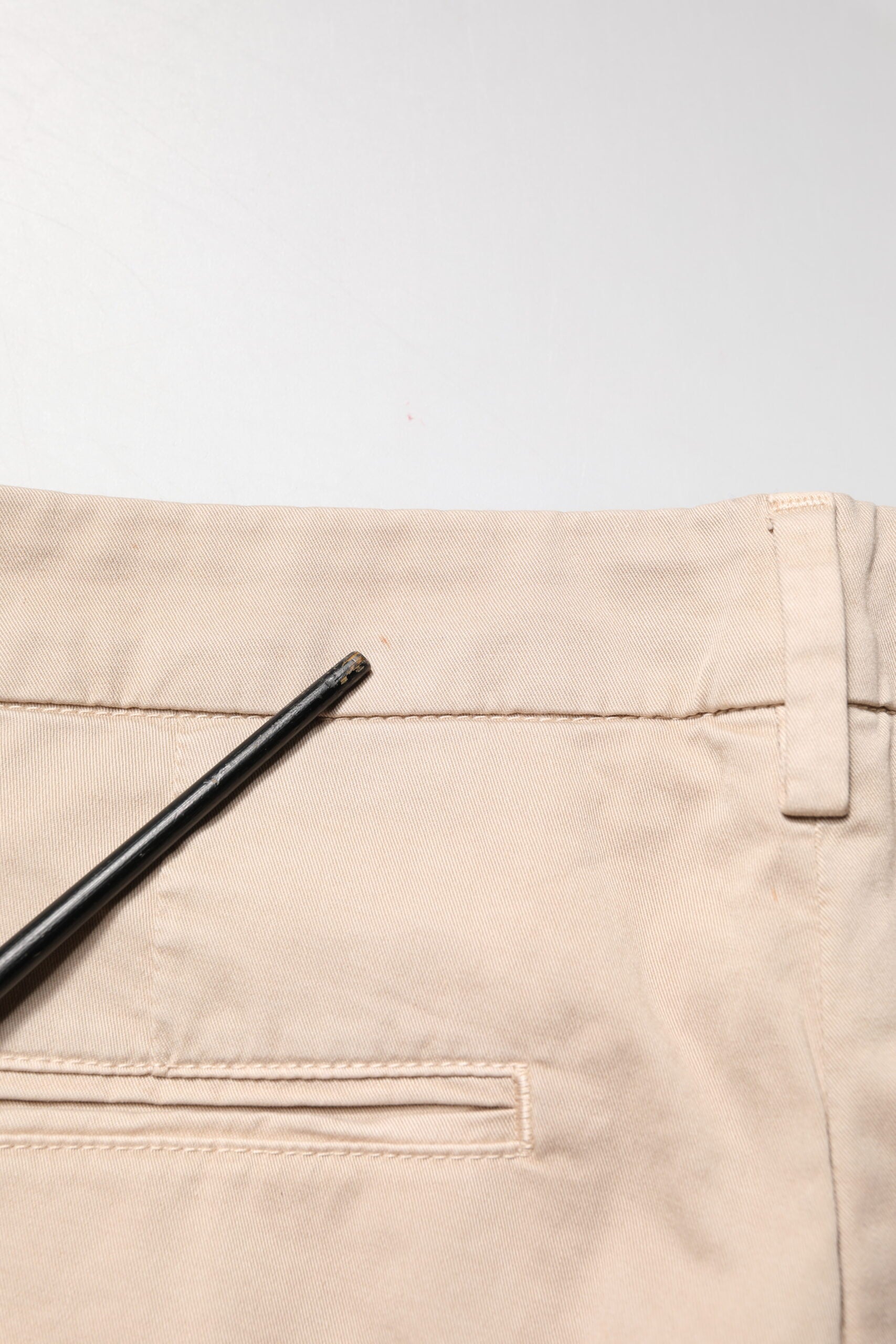 Kocca Beige Straight Mid Waist Chino Trouser Casual Pants | Regal Royce