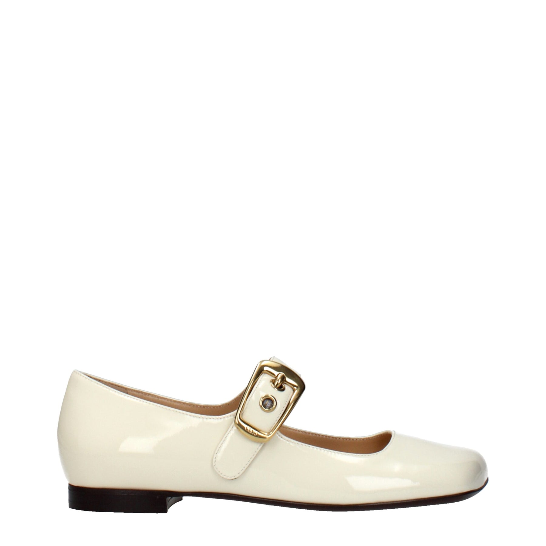 Chloé Beige Leather Ballet Flats | Regal Royce