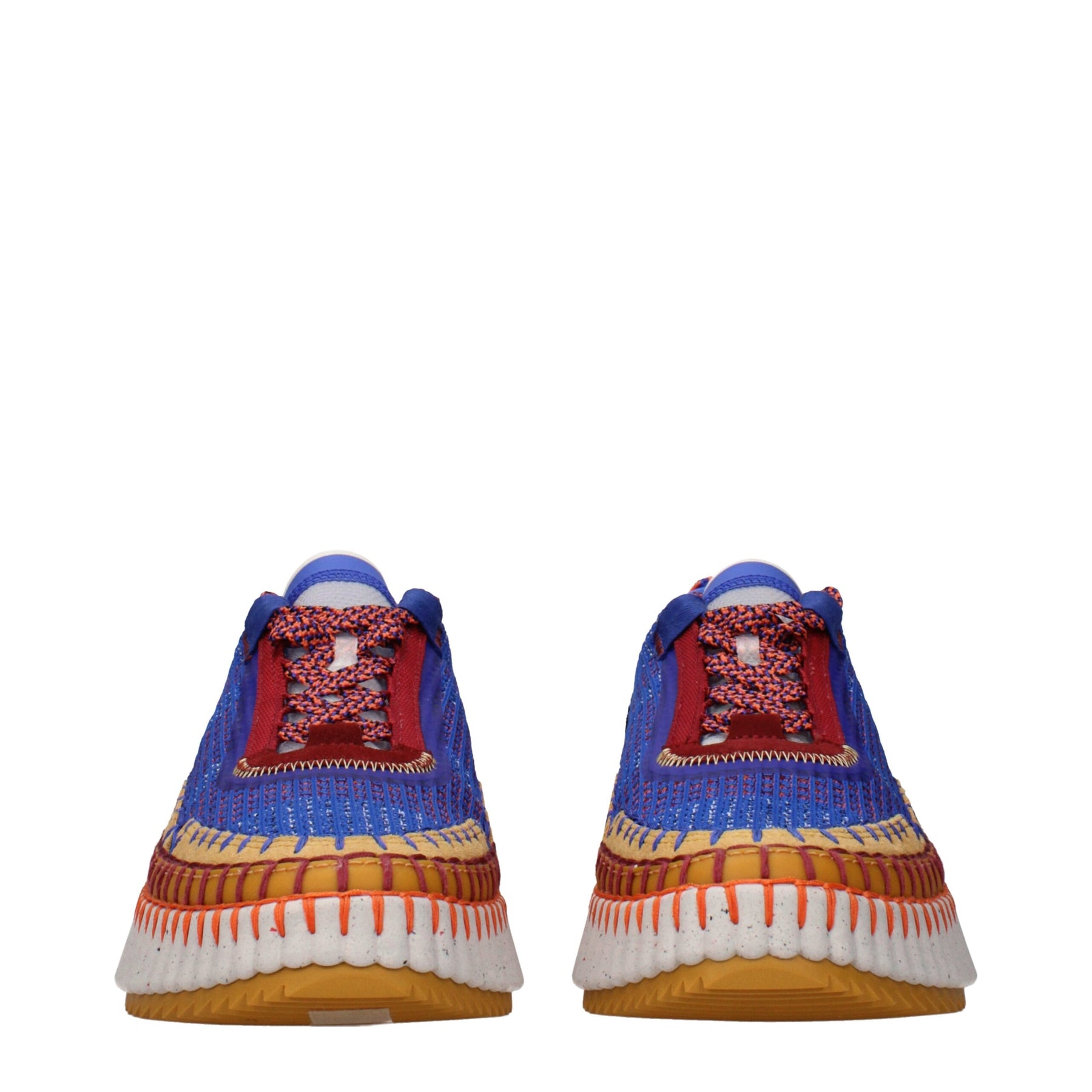 Chloé Blue Fabric Chunky Sneakers | Regal Royce