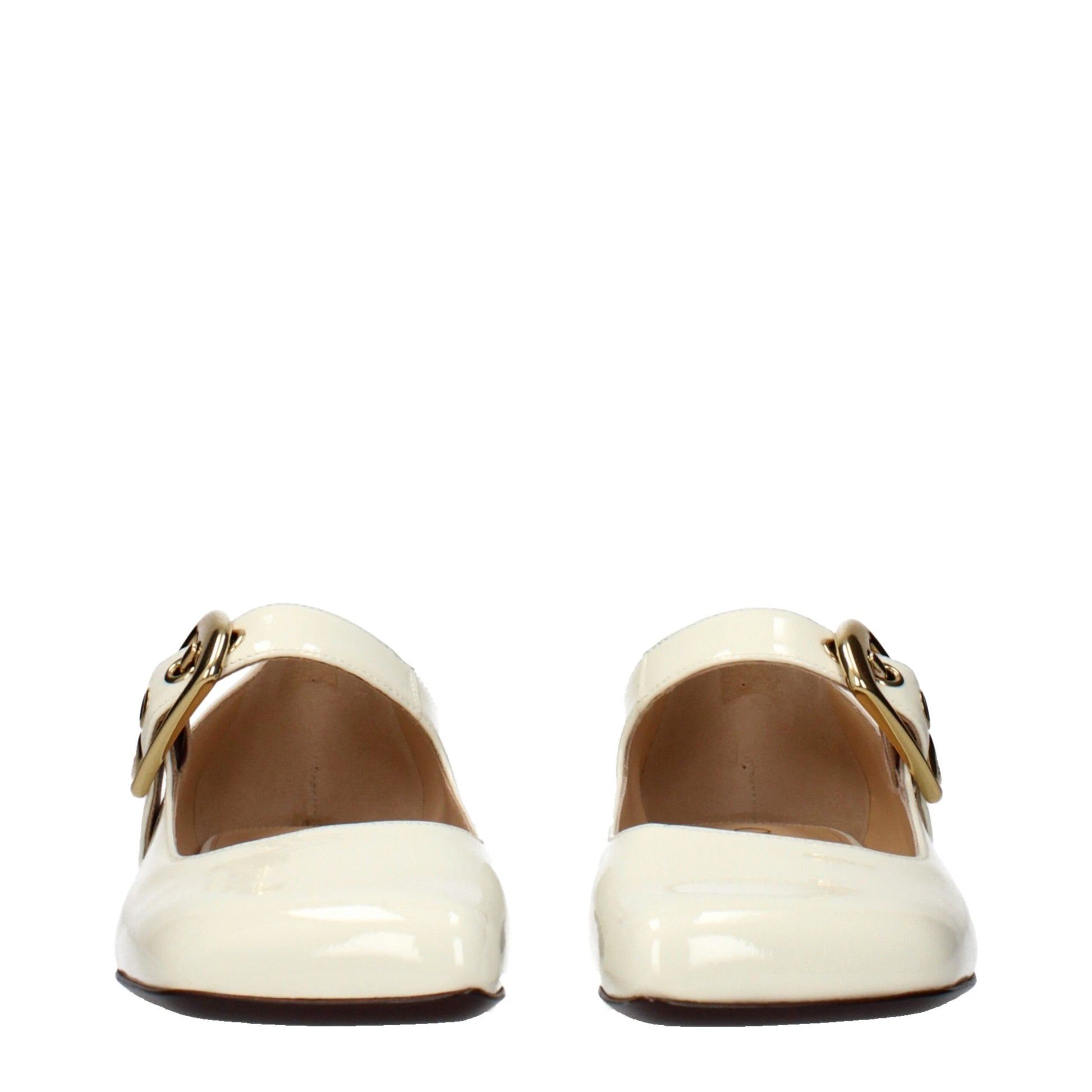 Chloé Beige Leather Ballet Flats | Regal Royce